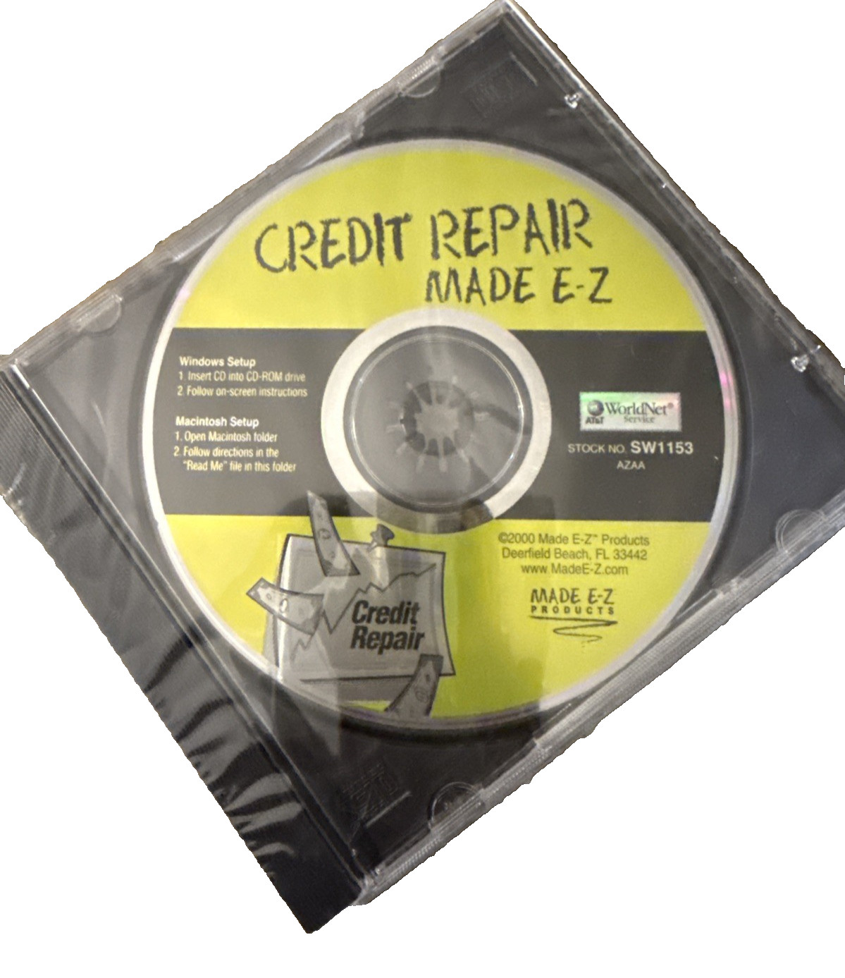 Credit Repair Made E-Z PC CD Rom Software-Brand New-SHIPS N 24 HOURS