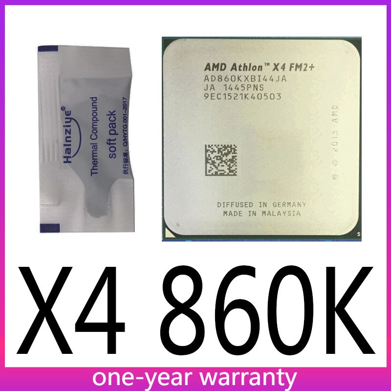 AMD Athlon X4 860K Quad Core FM2+ 3.7Ghz 95W 4MB CPU Processor
