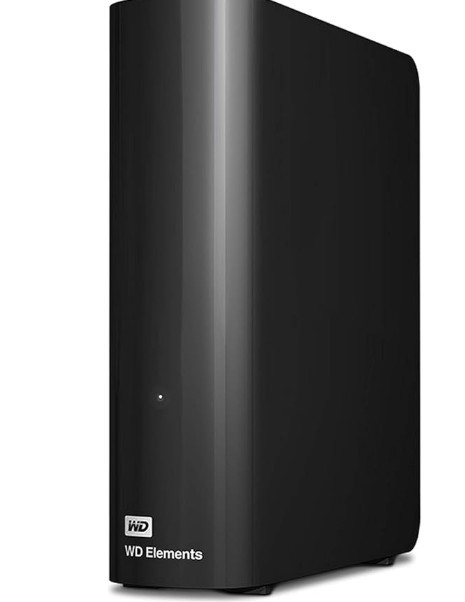 WD 20TB Elements USB 3.0 Desktop External Drive Black HDD WDBWLG0200HBK-NESN