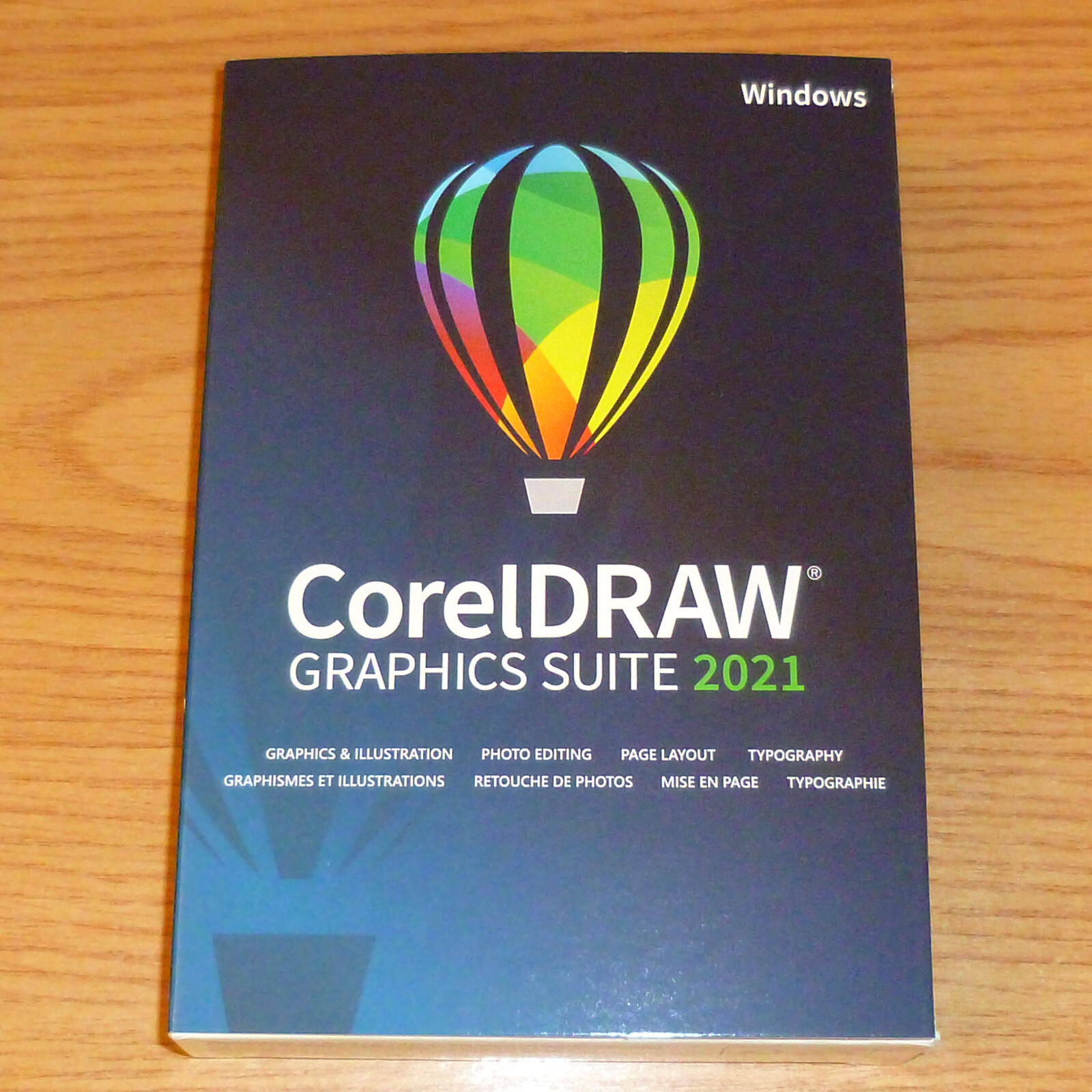 CorelDRAW Graphics Suite 2021 Full Version = For Windows = NEW, SEALED BOX