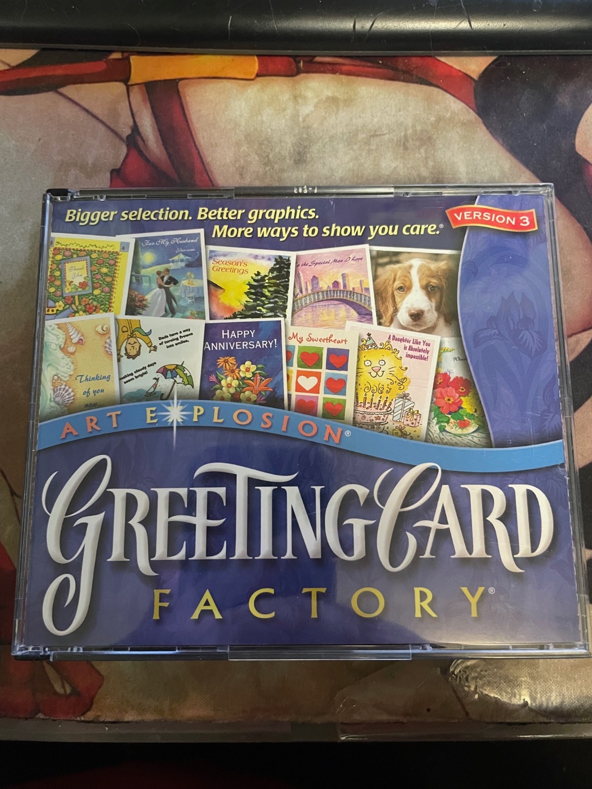 Greeting Card Factory Version 3 Software for Windows CD-ROM