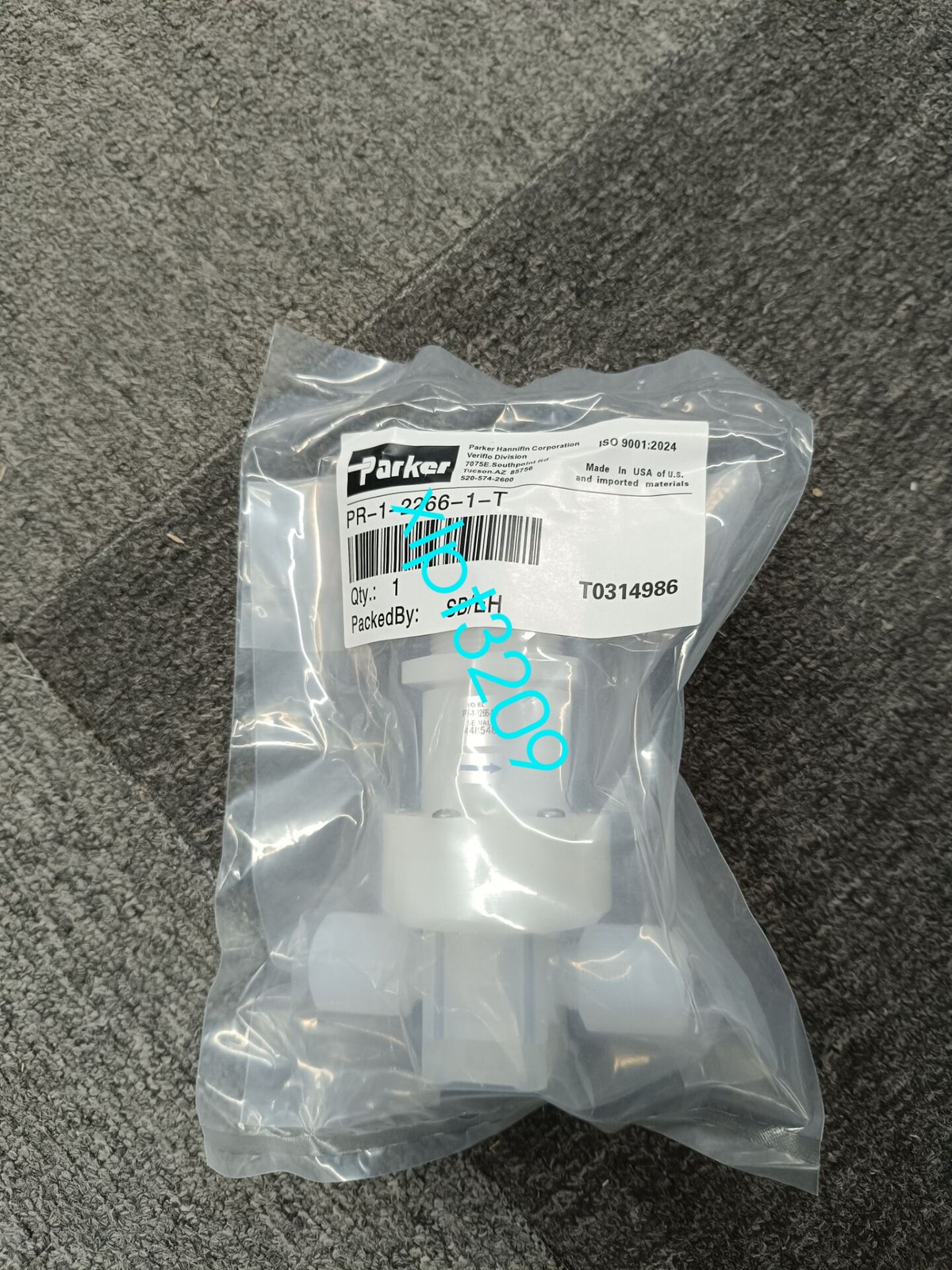 1pcs PR-1-2266-1-T Parker Pressure regulating valve Brand New FedEx or DHL