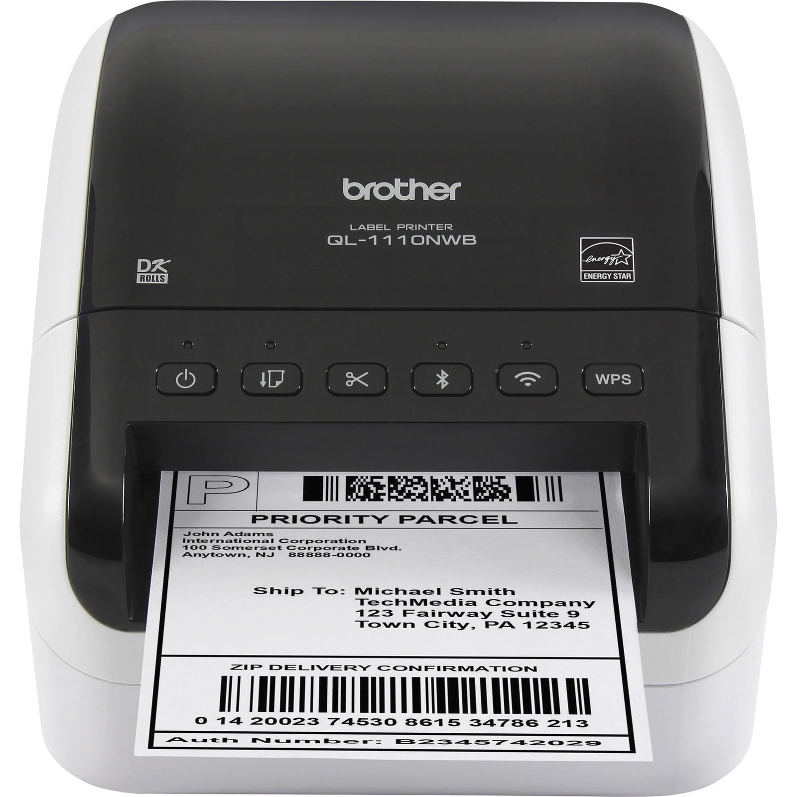 Printer Label 4 Wide Format Wireless Brother QL1110NWB Thermal