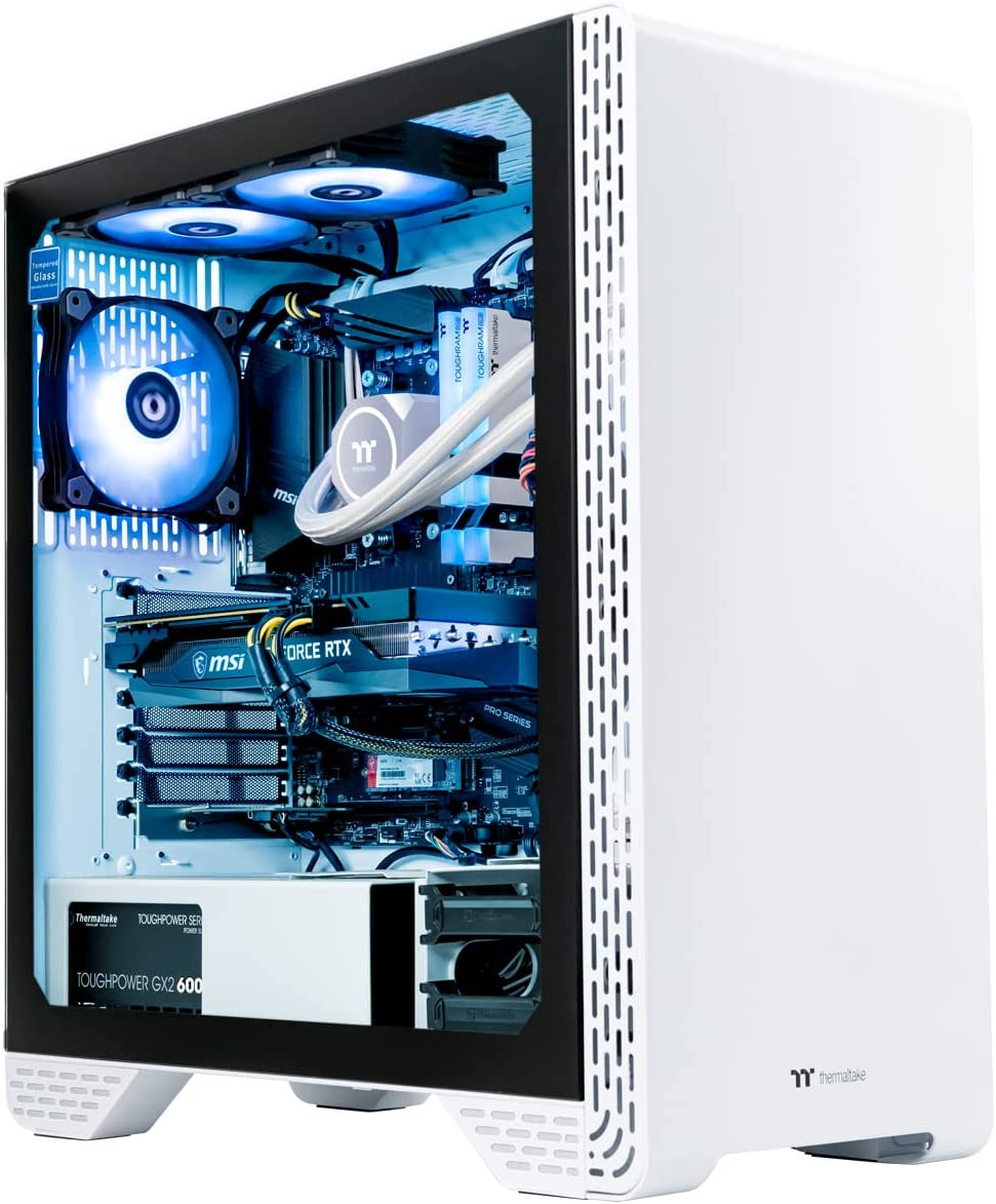 Thermaltake Glacier 360 Liquid-Cooled PC (AMD Ryzen 5 5600X, RTX 3060, 16GB 3600