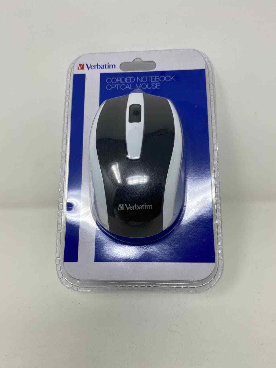 Verbatim Corded Notebook Optical Mouse - Silver (99741)