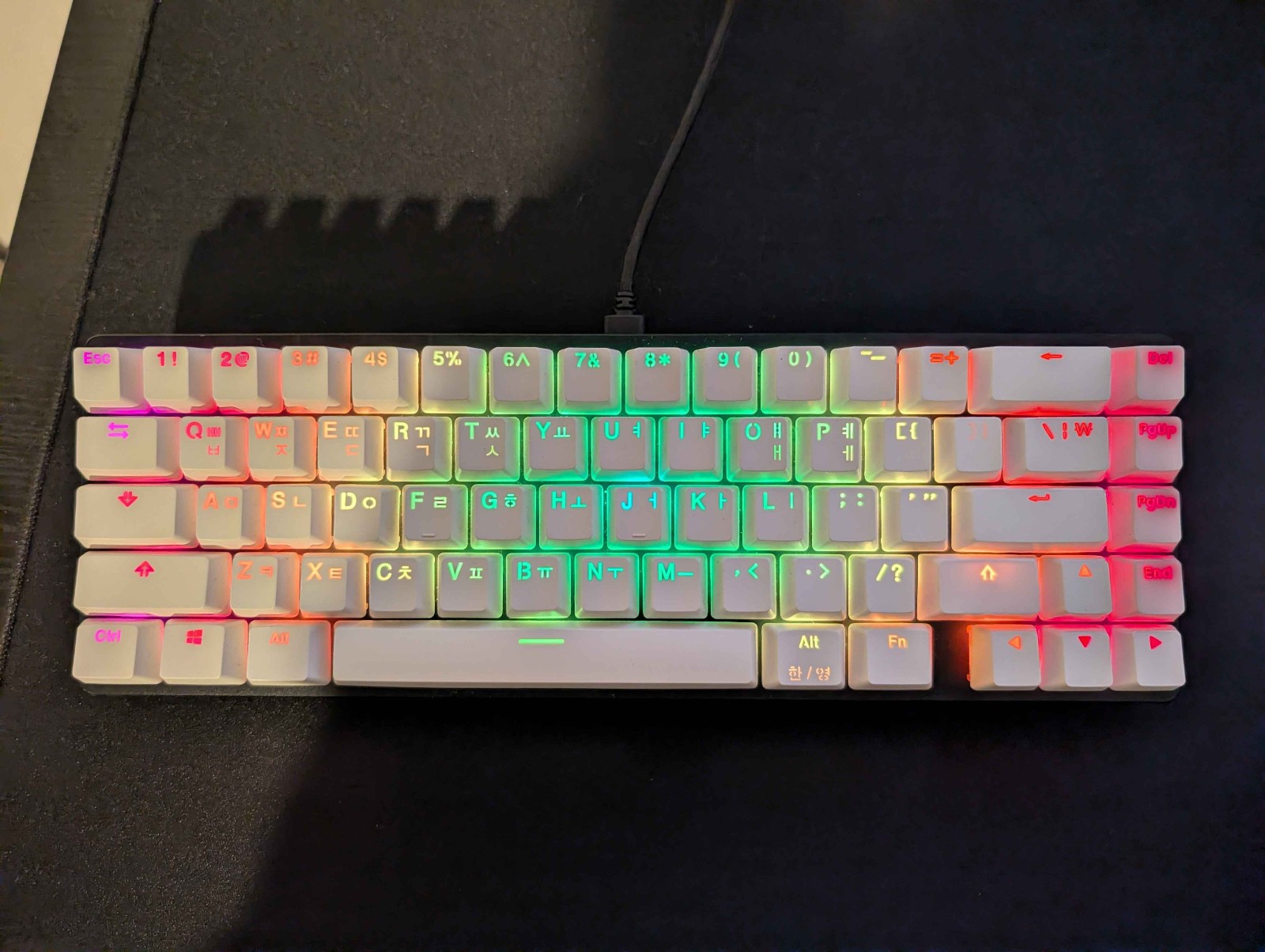 Glorious GMMK2 Compact Mechanical Gaming Keyboard - White, US English + Korean