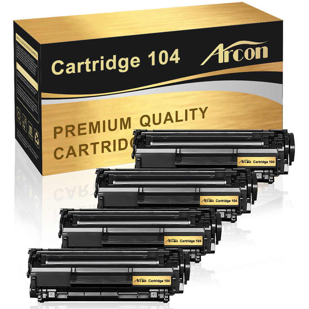 4PK 104 FX9 Toner Cartridge for Canon 104 imageCLASS D420 D480 MF4150 MF4270