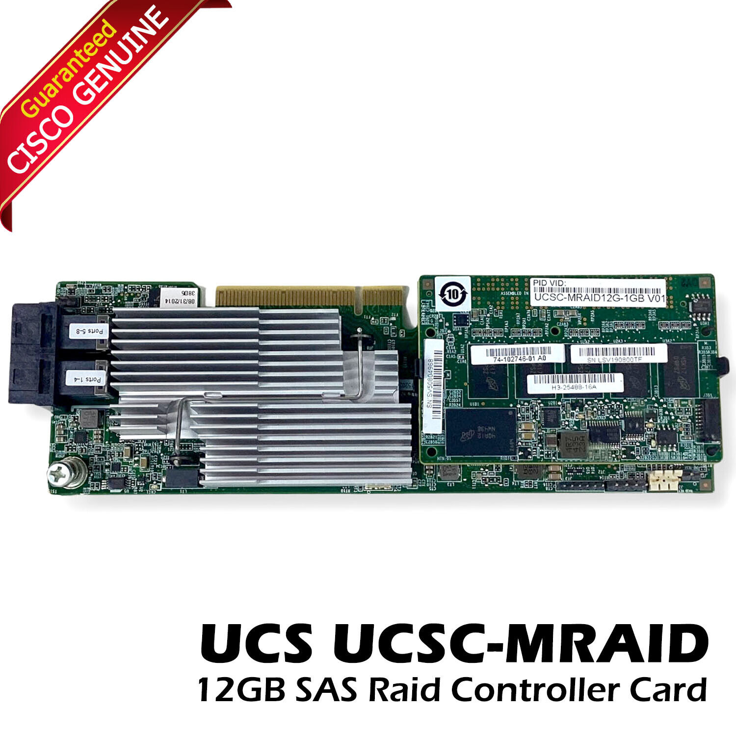 Cisco UCSC-MRAID12G UCS 12Gb/s SAS RAID Controller UCSC-MRAID12G-1GB