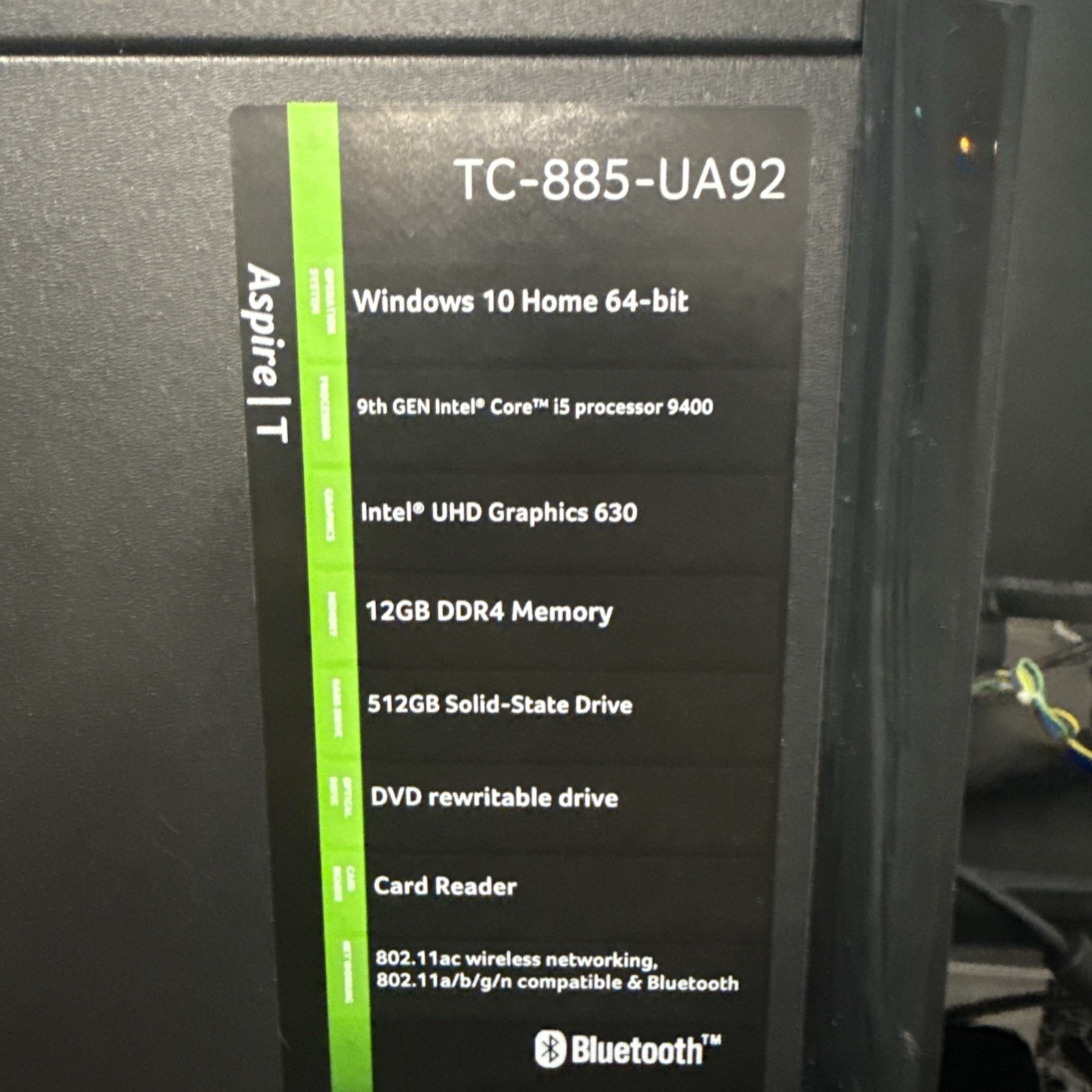 Acer Aspire TC (512GB SSD Intel Core i5-10400 2.9GHz 12GB RAM) Desktop...