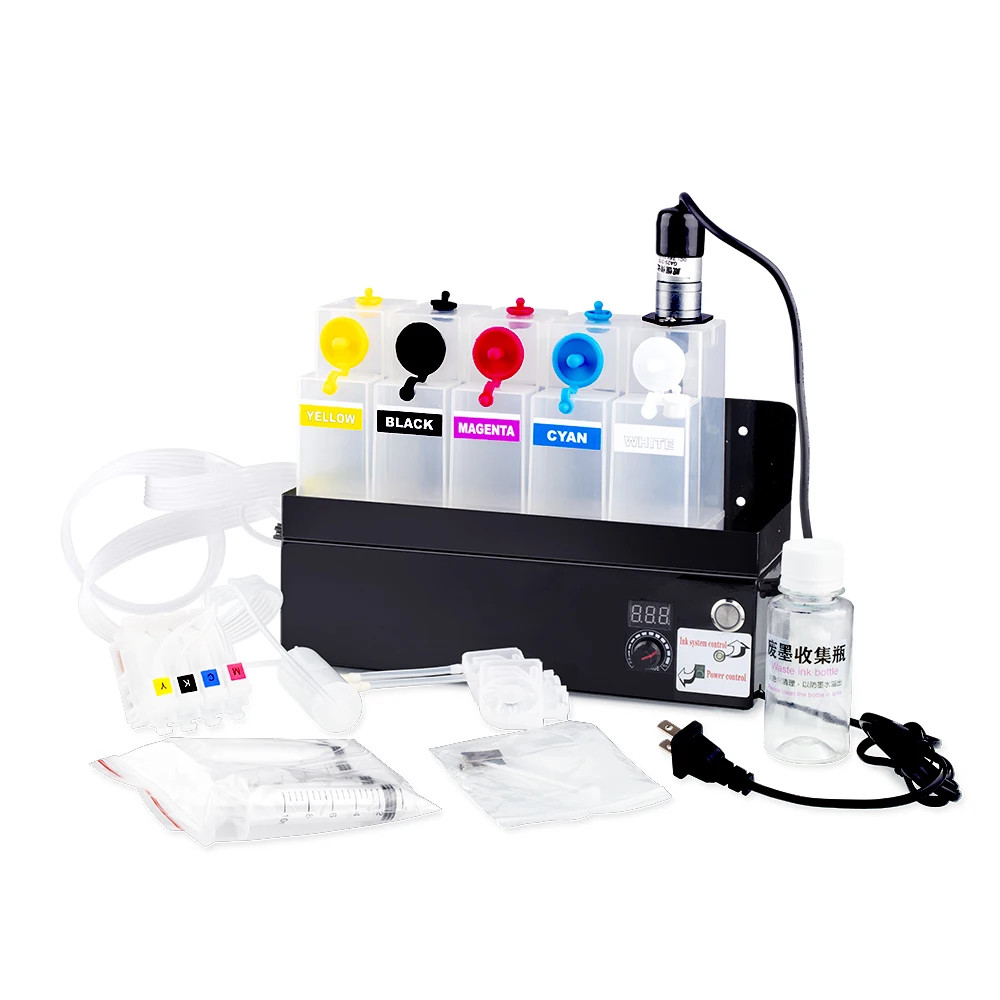 6Colors/SET DTF Continuous Ink Cartridge System CISS for Epson L1800 Printer
