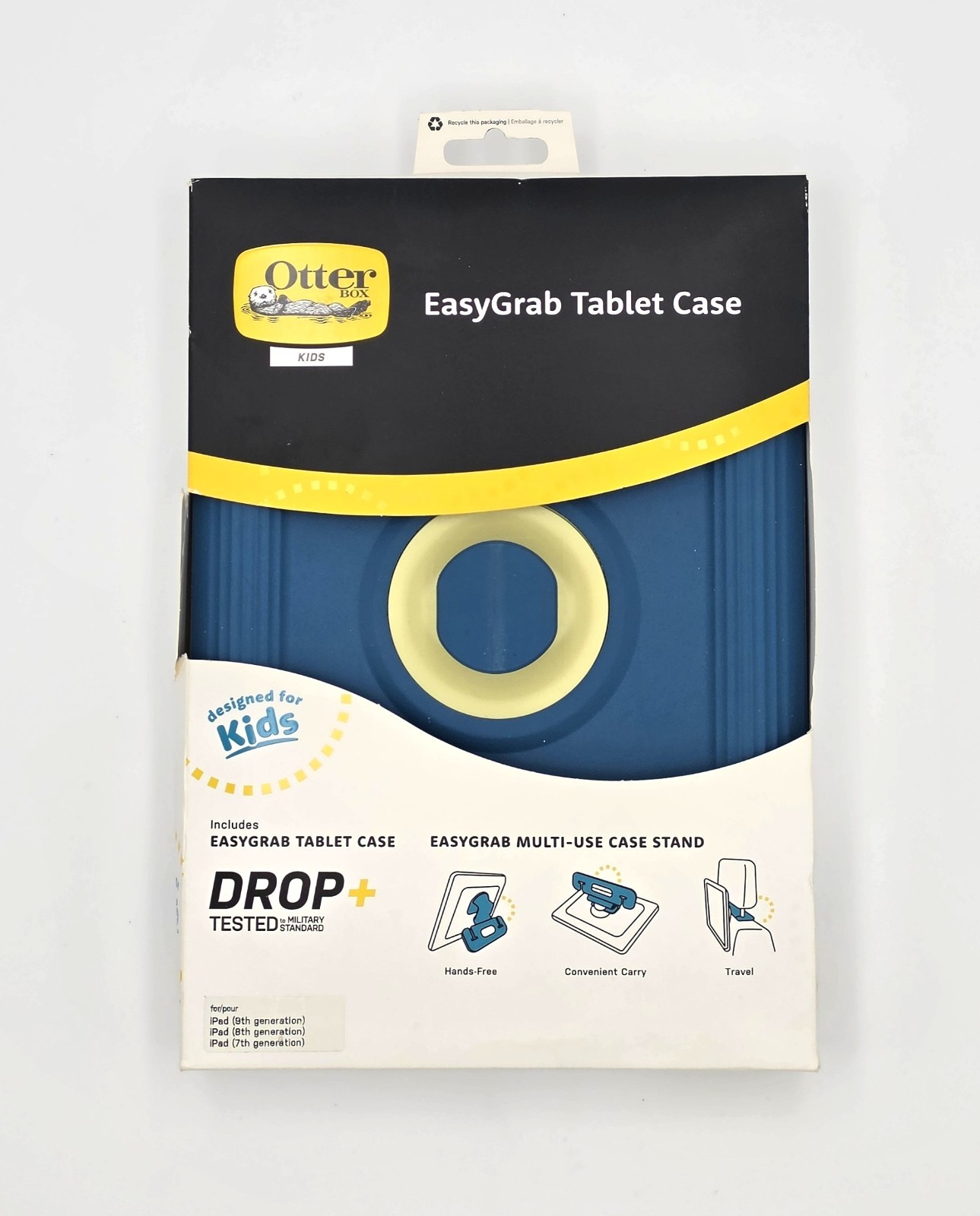 OtterBox Kids EasyGrab Case with Stand for Apple iPad 10.2" 9th 8th 7th Gen