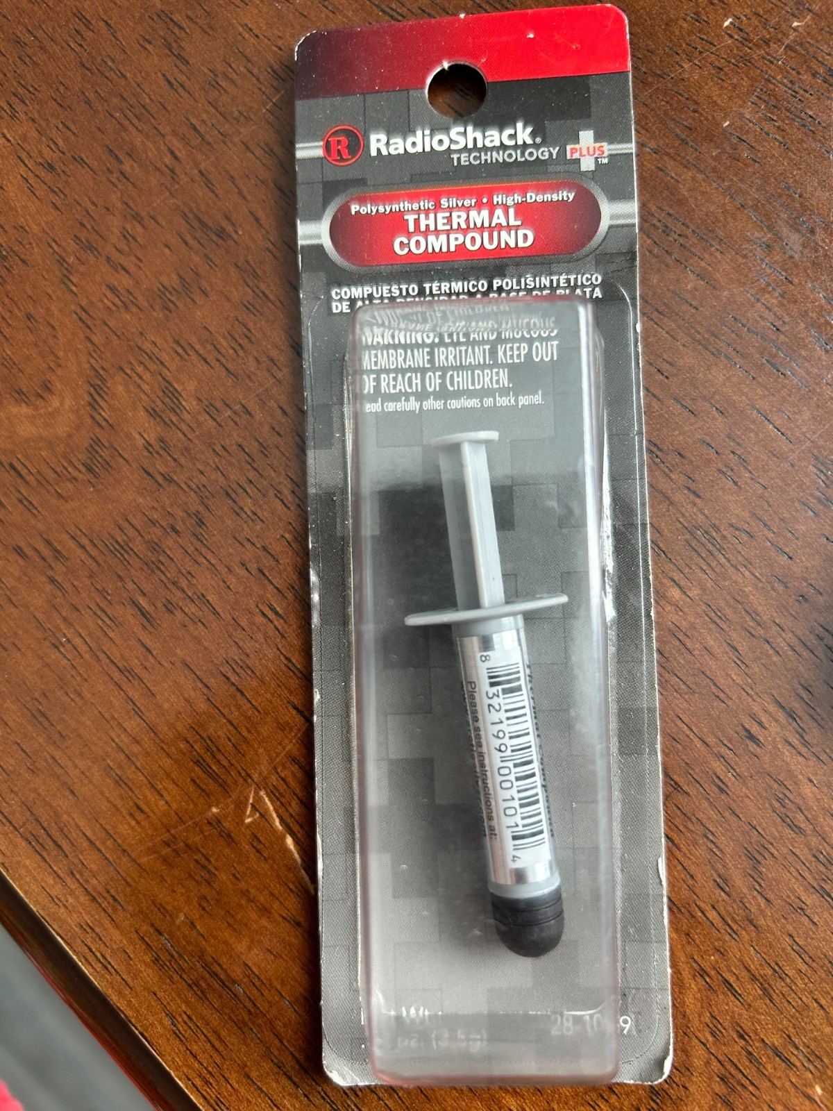 RadioShack Polysynthetic Silver High-Density Thermal Compound .12oz 3.5g