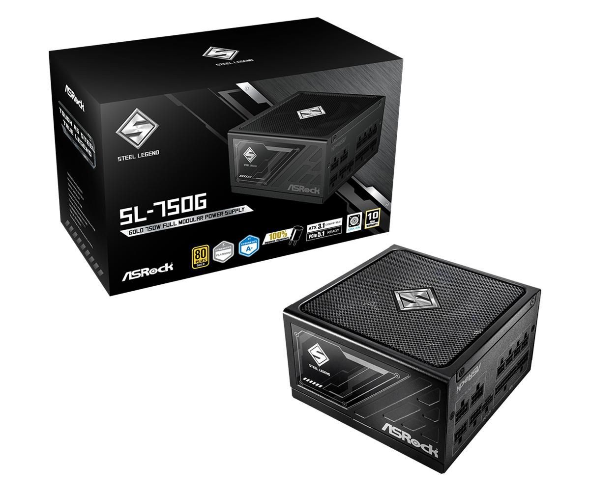 Replacement Part: Asrock 90-UXS075-GFEAAA Sl-750G Steel Legend Power Supply Unit ~E~