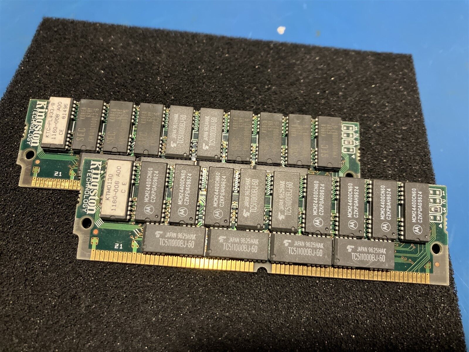 2x Kingston GOLD 8MB 2Mx36 Parity RAM 72-Pin FPM SIMM 16MB RAM Memory Fast Page