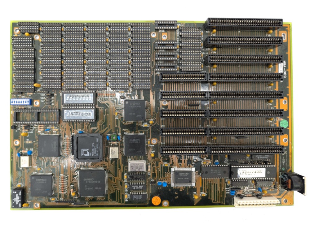 Untested MBA-009 Motherboard AMD N80L286-12/S Retro SUNTAG ST62BC004-B1 Vintage