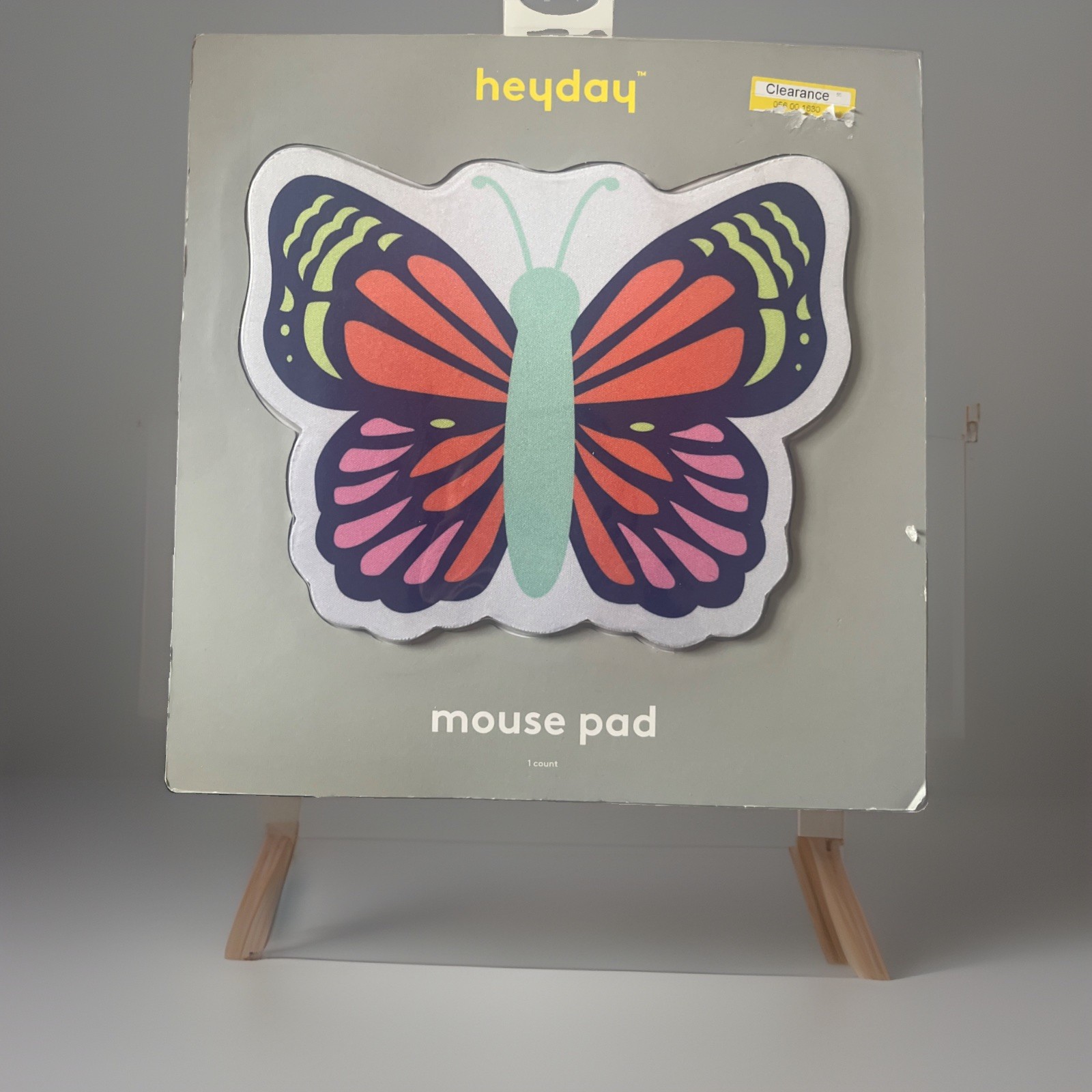 Heyday Kids Butterfly Shape Non-Skid Grip Durable Lightweight Material Mouse Pad