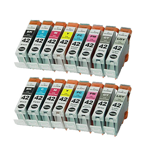 16PK Replacement Print Ink Value Pack for CLI-42 Canon Pixma Pro-100 