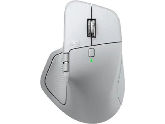 Logitech 910-007574 MX Master 4 Mouse for Mac (White Silver)
