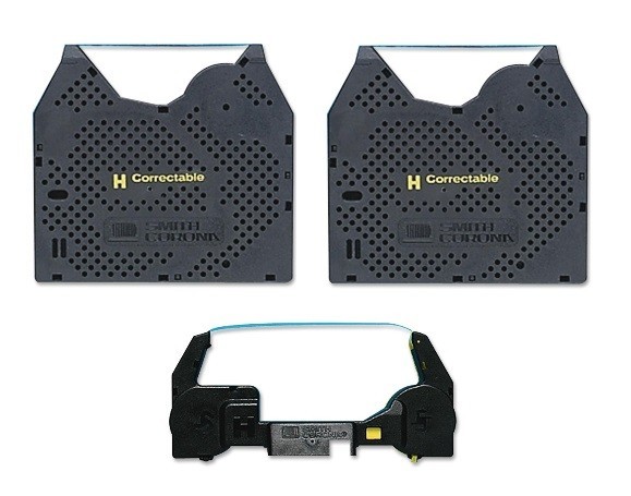 Smith Corona SD 800 2PK Ribbon and 1PK Correction Tape Cassette + 