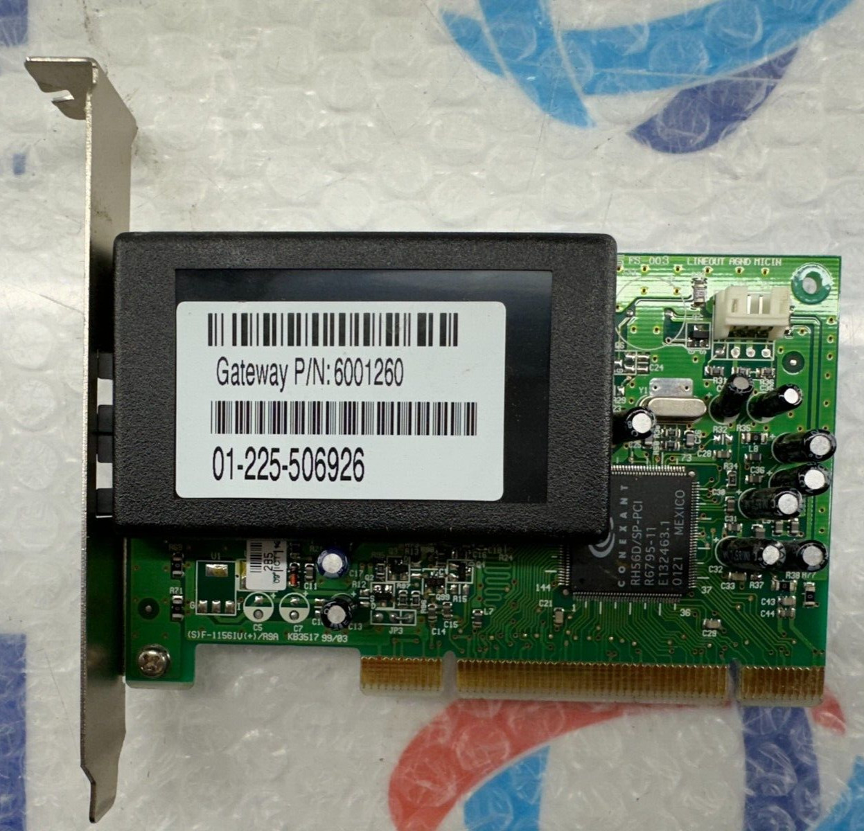 Pci Modem Card SF-1156IV/R9A Gateway 6001260