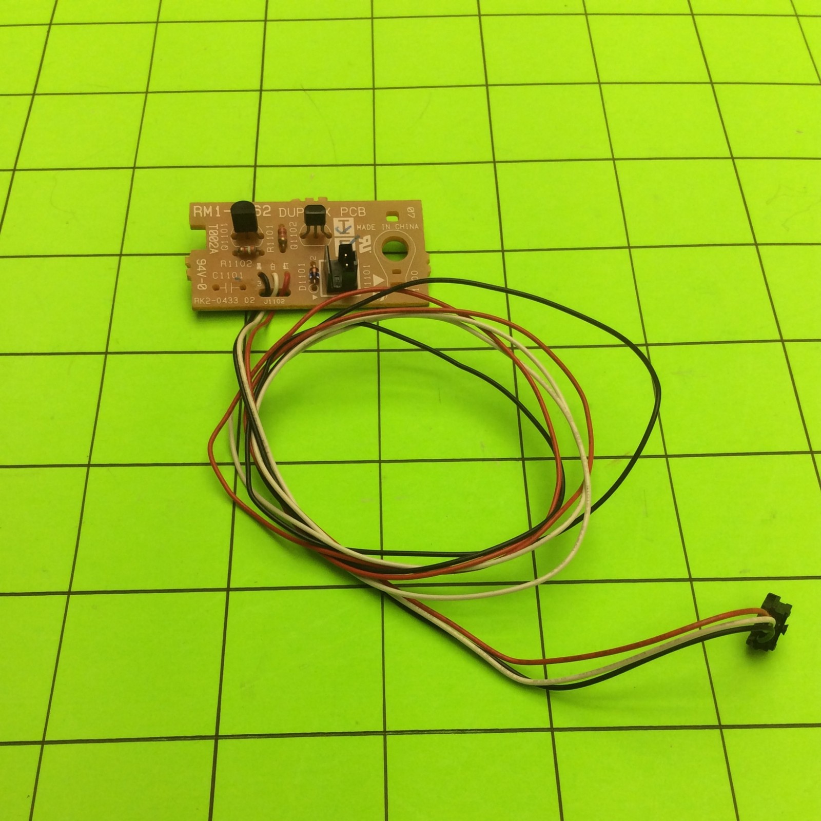 HP Laserjet 1320 Laser Printer Duplex PCB Sensor Board RM1-1262 RK2-0433