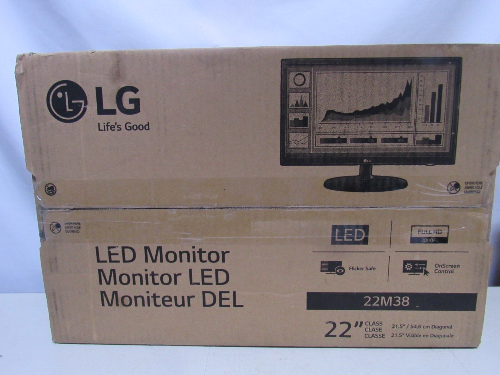 LG 22M38 22" LED MONITOR new in box