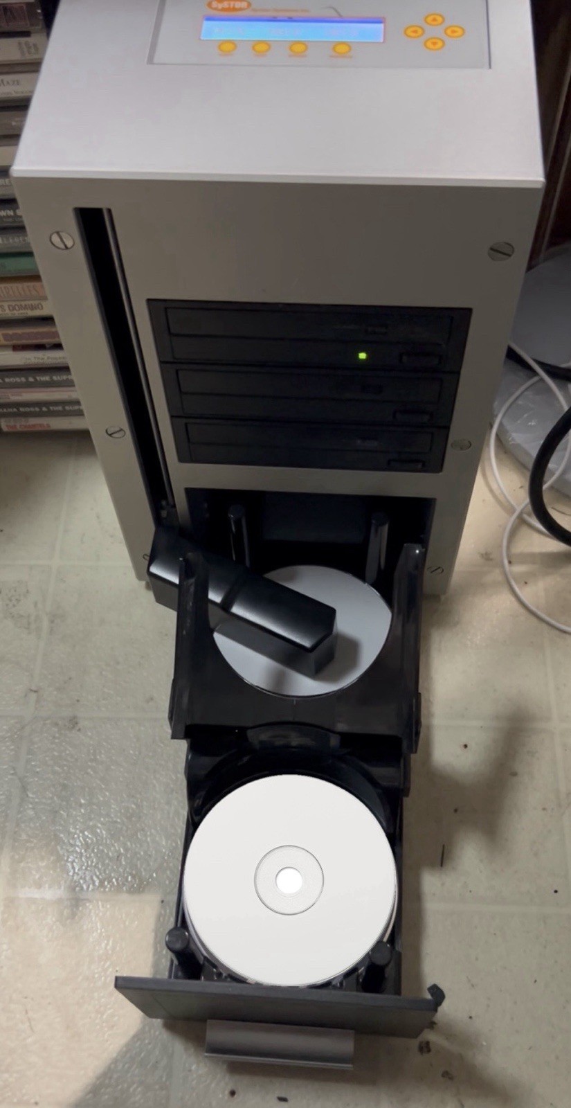 Systor The Cube 3 Target Automated Robotic DVD CD Duplicator