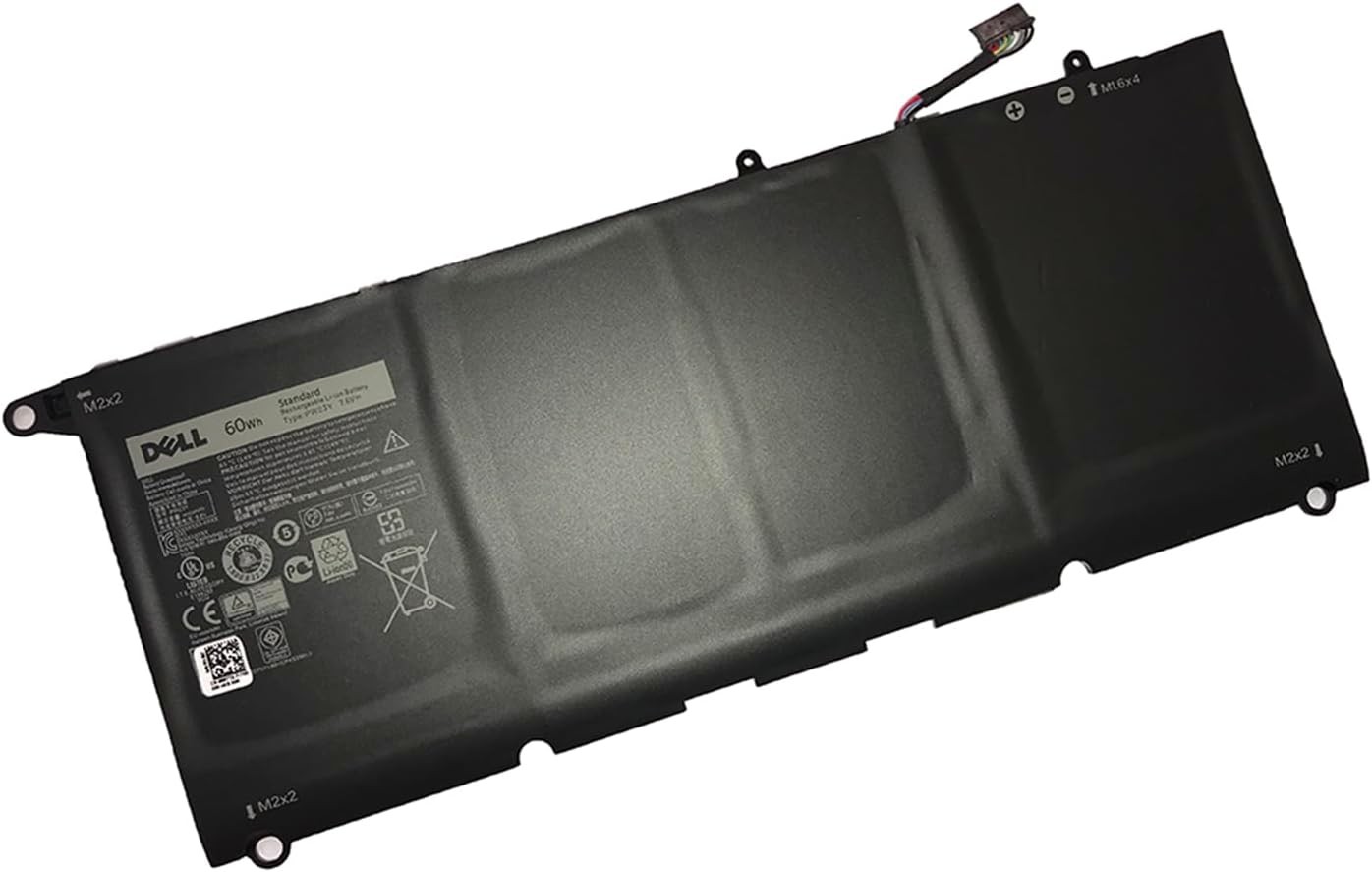 DELL PW23Y 4 Cell 7.6V 60Wh Rechargeable Battery For DELL XPS 13 9360 P54G002