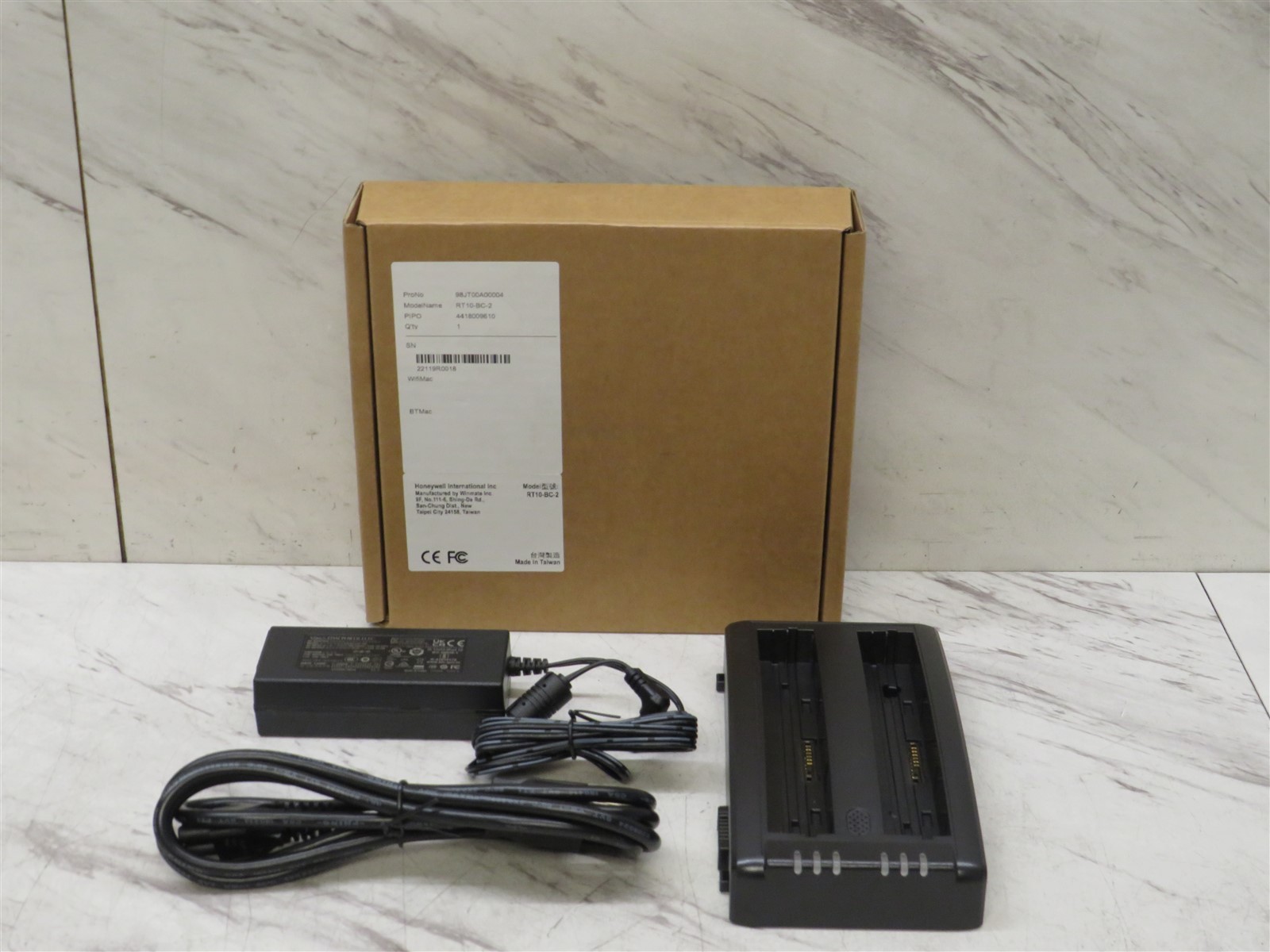 Open Box Honeywell RT10-BC-2 2-Bay Battery Charger RT10 Rugged Tablet
