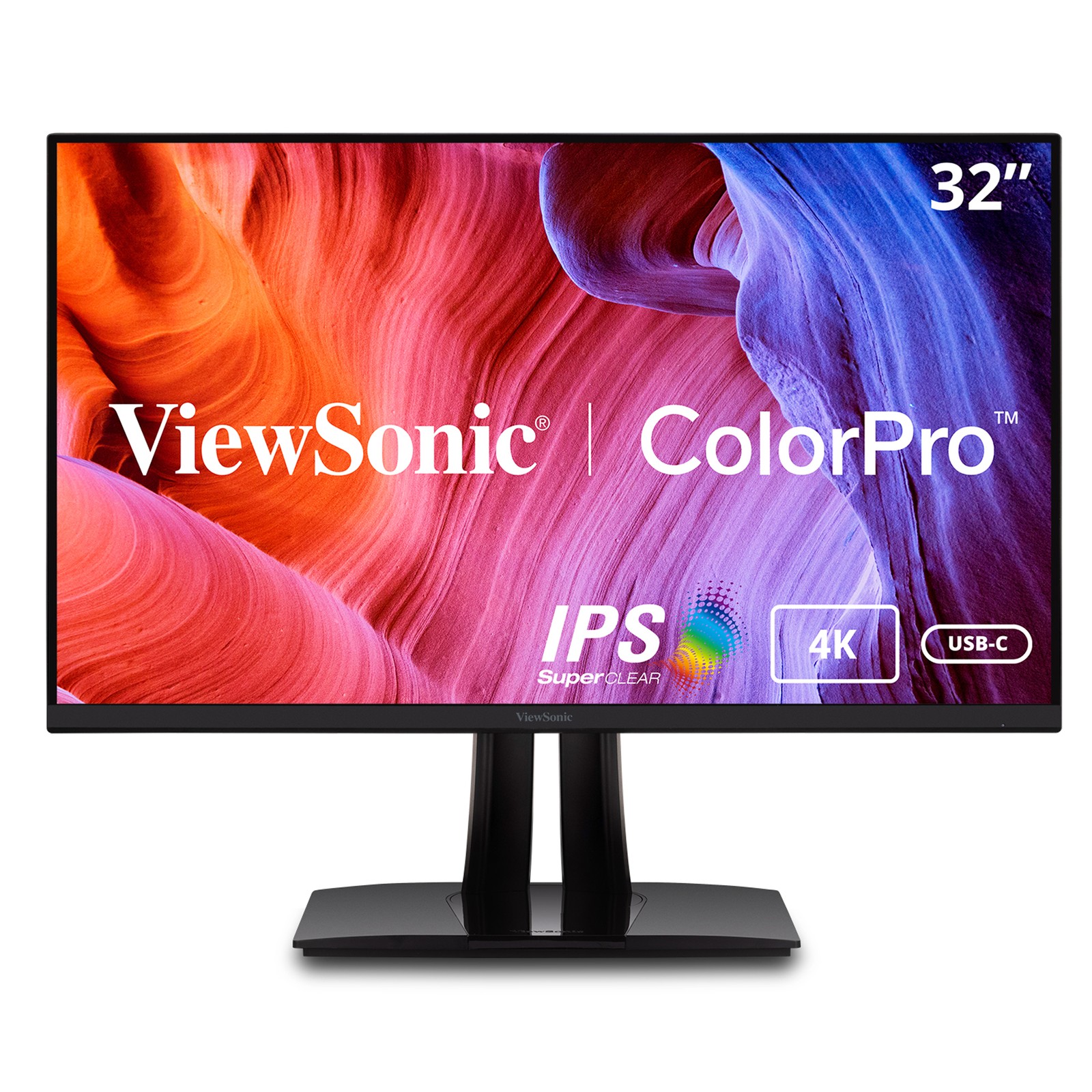ViewSonic 4K Graphic Design Monitor VP3256-4K 32"  UHD with USB-C