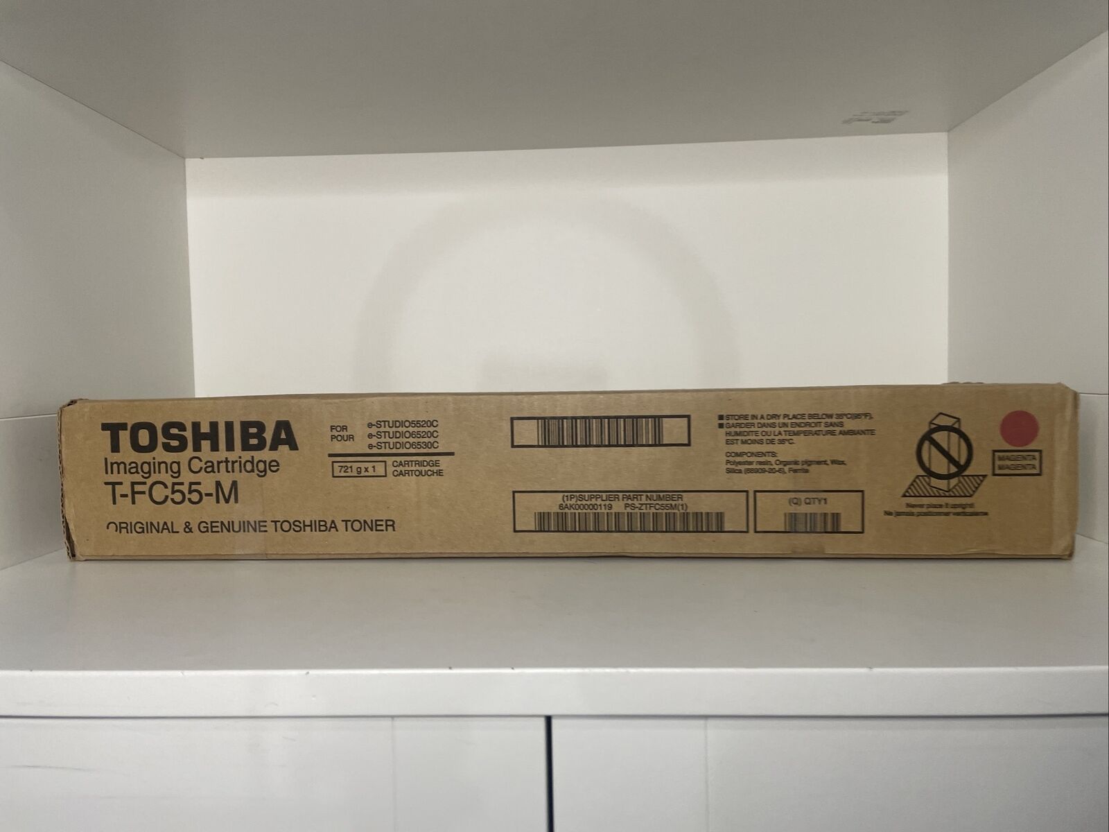 Genuine Toshiba T-FC55-M Magenta Toner Cartridge