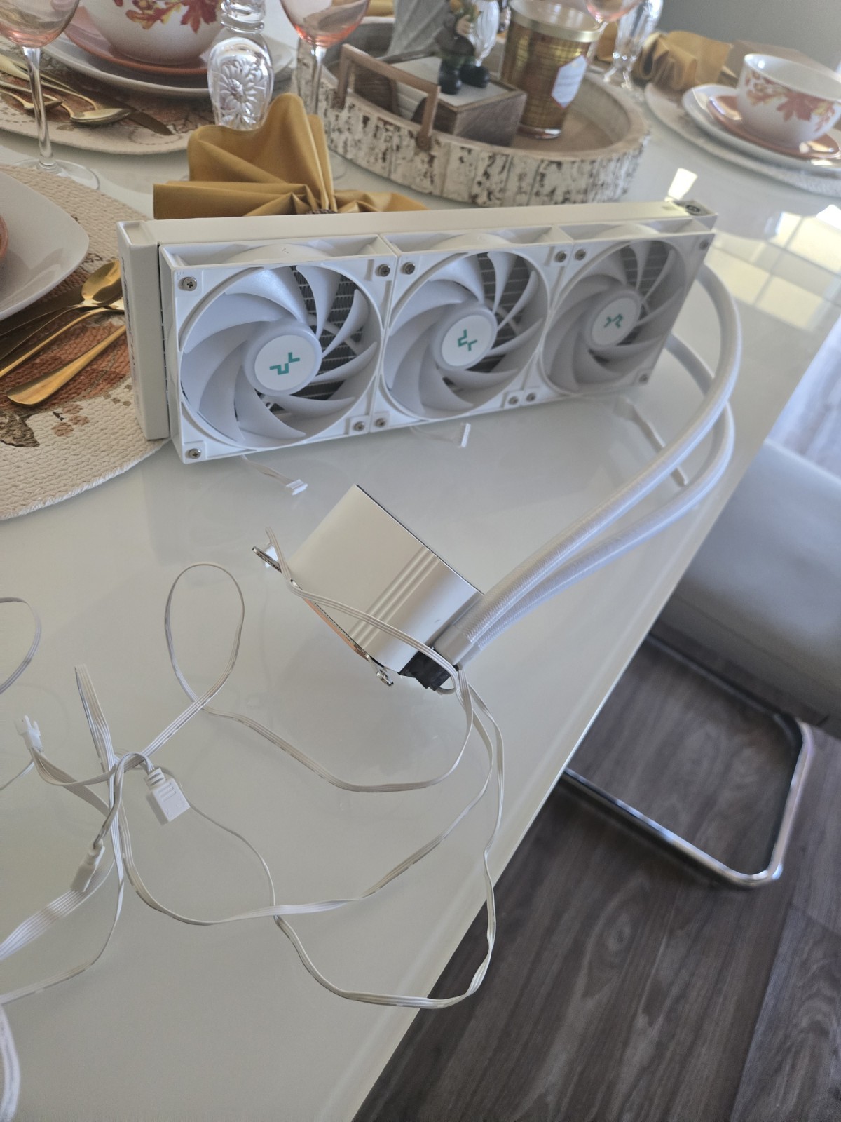 DeepCool LS720 Liquid CPU Cooler - White