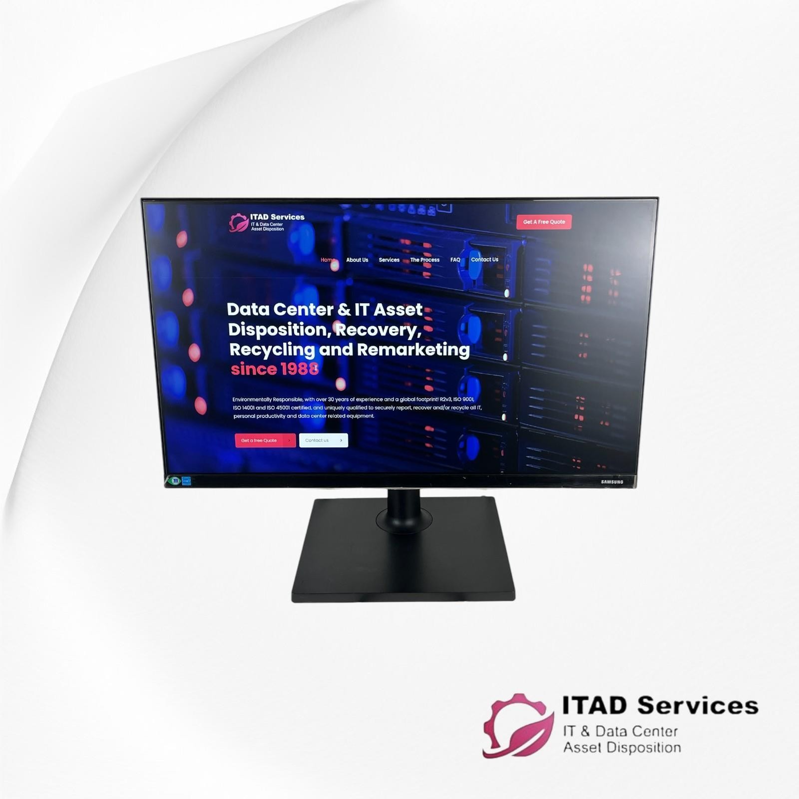 SAMSUNG F24T452FQN 24" Widescreen LED-backlit LCD Monitor w/Stand