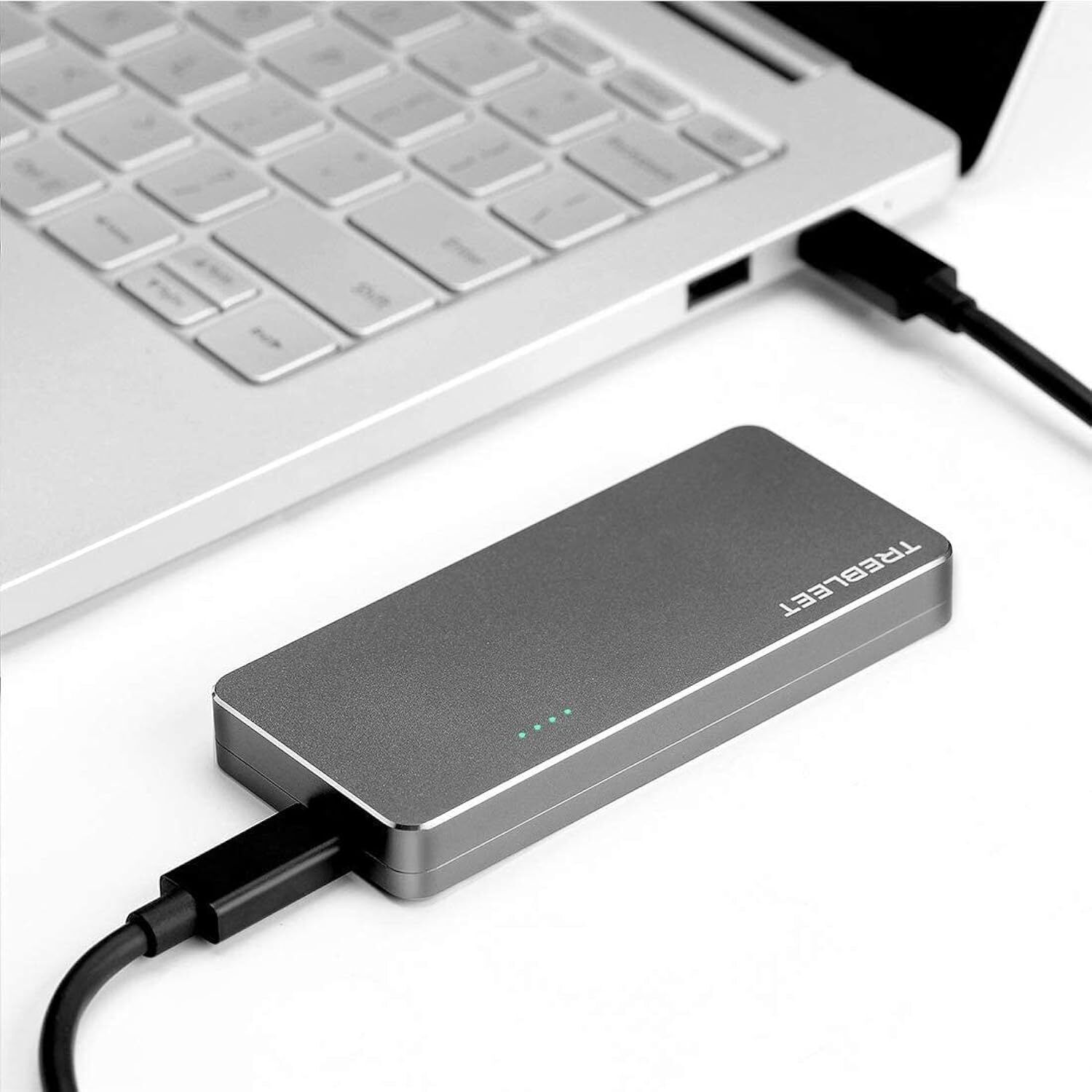 Usb4 Ssd Enclosure Compatible With Thunderbolt 3, Thunderbolt 4, 40Gbps To Nvm