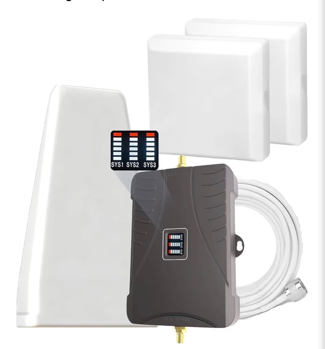 Cell Phone Booster for Home & Multi-Room, Up to 7000 Sq.Ft, Cell Phone Signal Bo