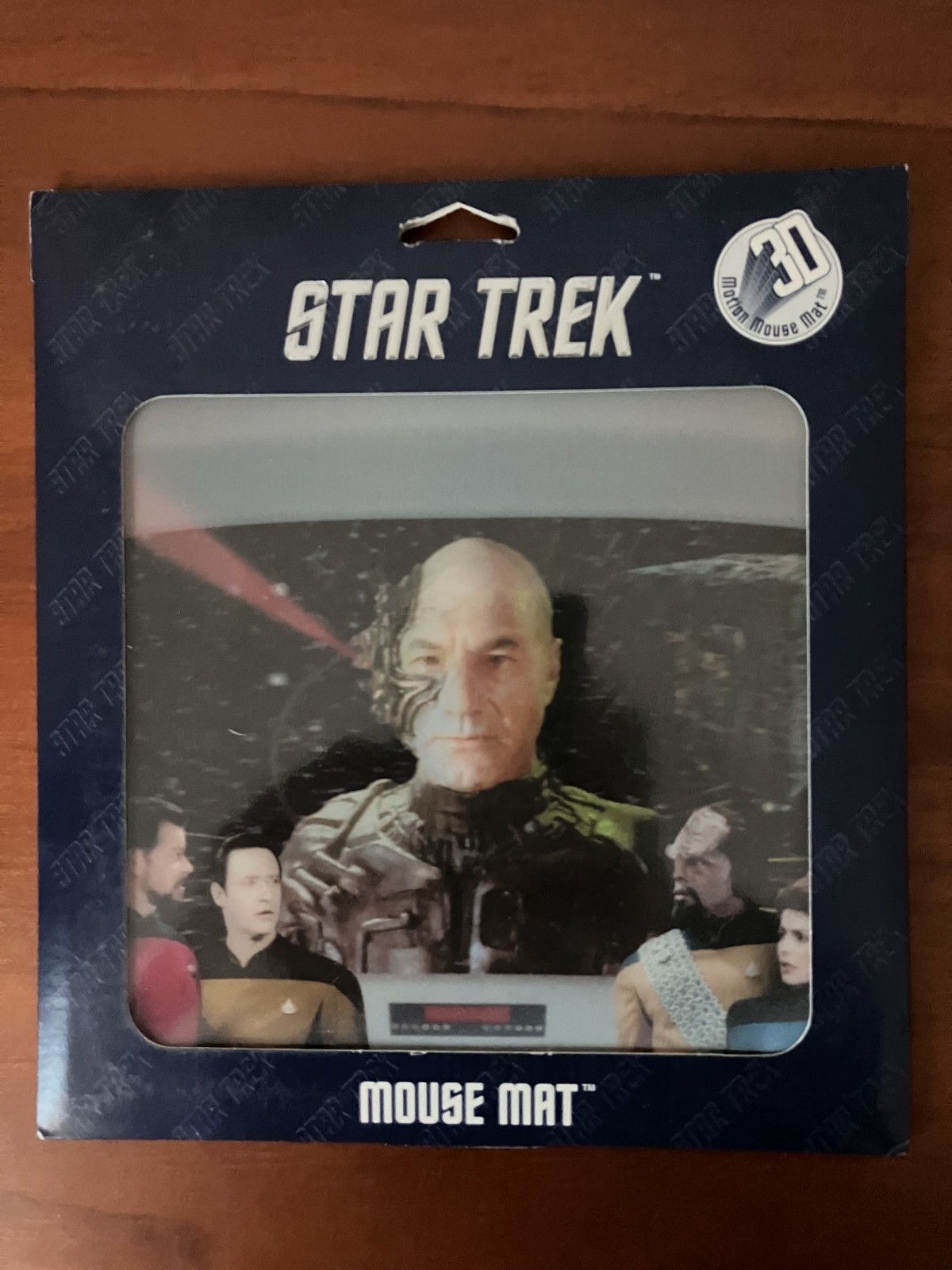 Star Trek 3D Computer Mouse Mat The Next Generation Captain Picard Borg New