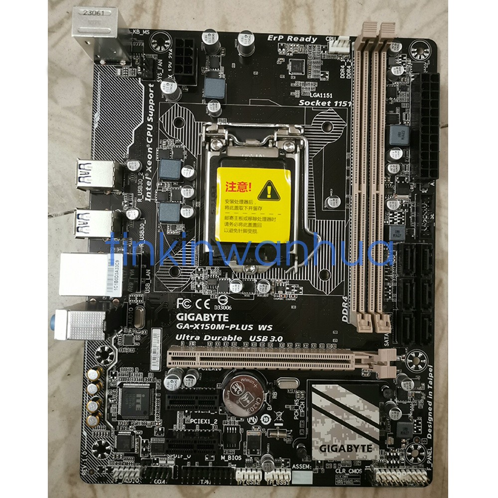 For GIGABYTE GA-X150M-PLUS WS Motherbroad DDR4 LGA1151 Mainboard