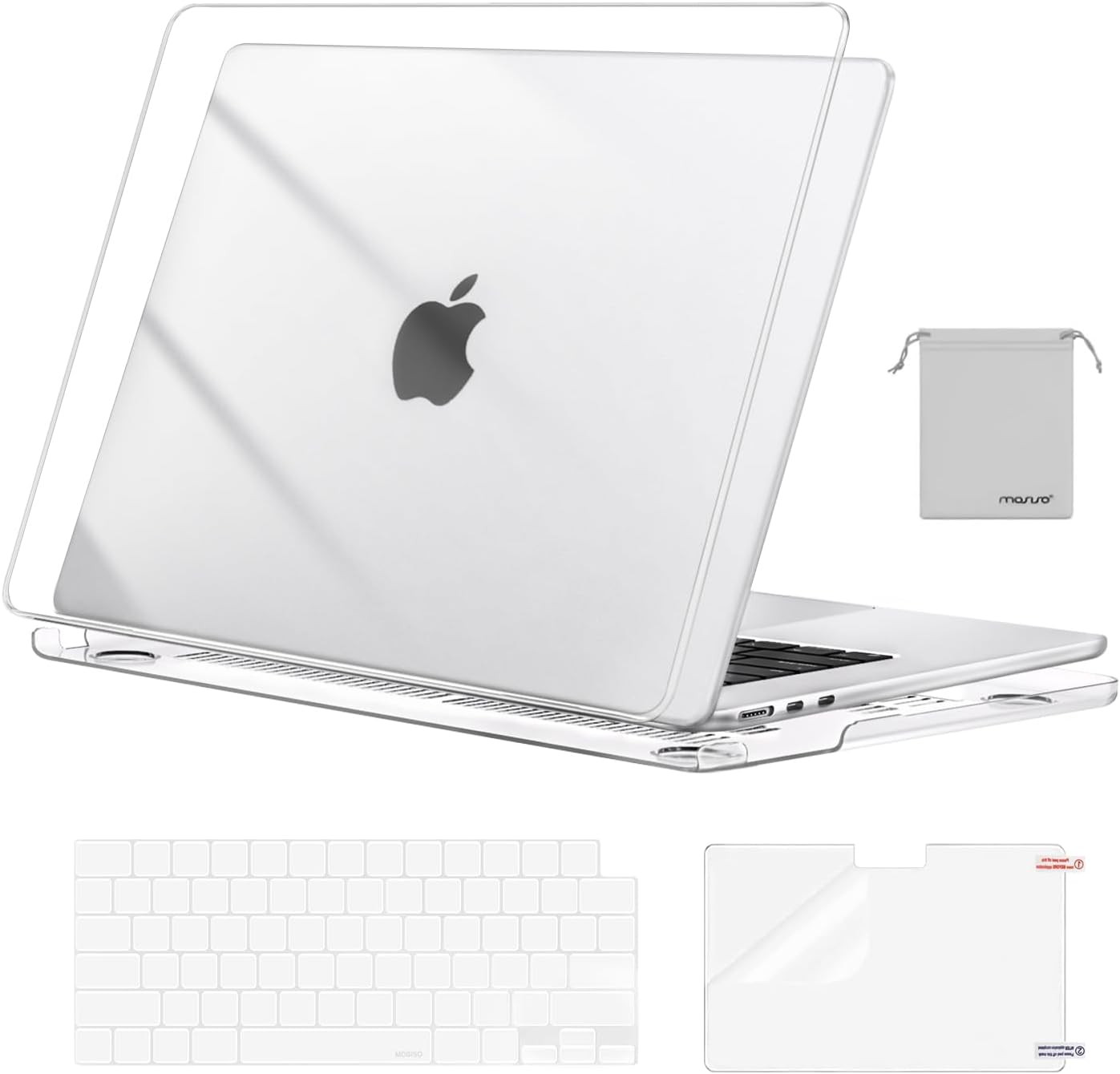 Scratch-Resistant Case Compatible with Macbook Air 15 Inch M5 2026 M4