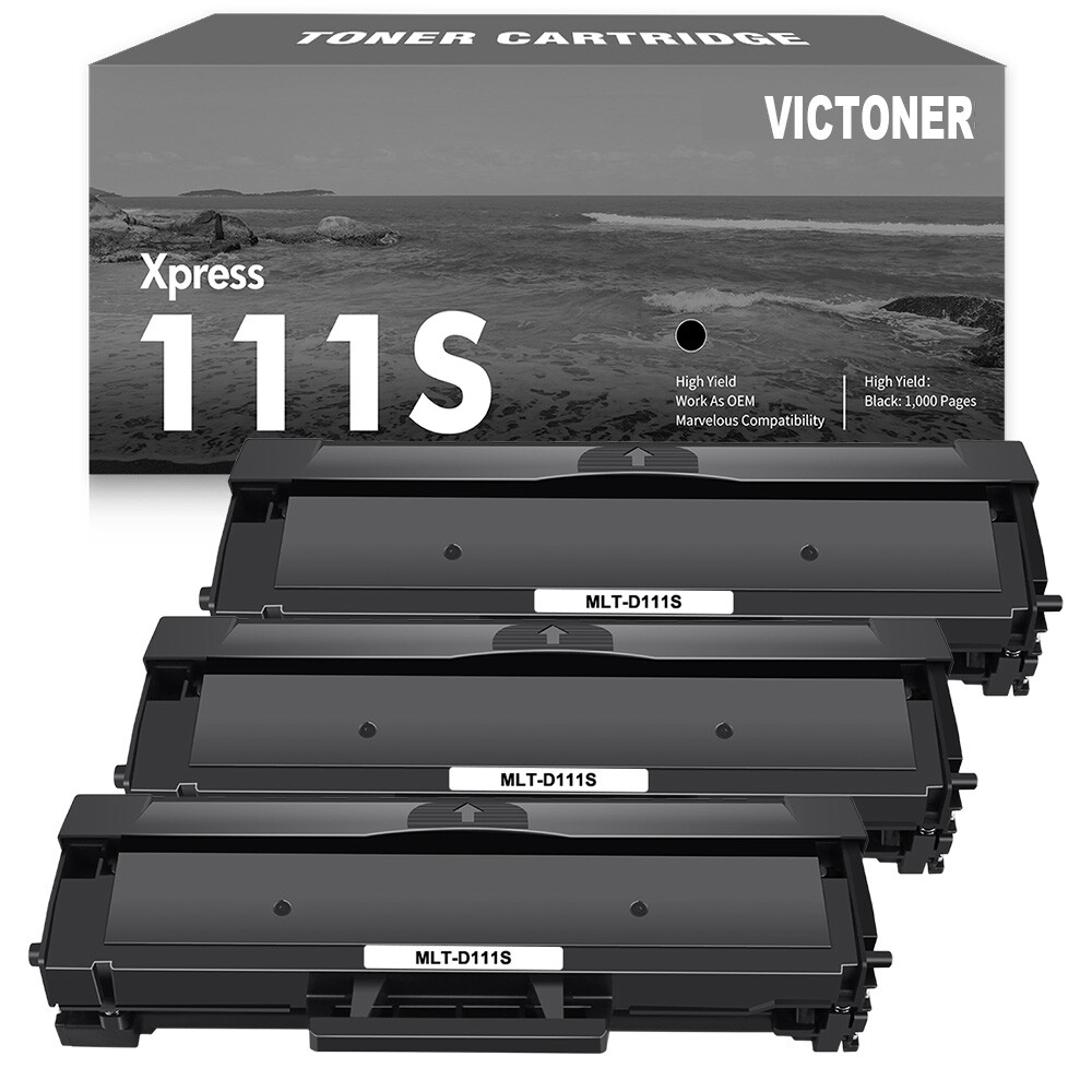 3 Pk MLTD111S MLT-D111S Toner Cartridge For Samsung Xpress M2020W M2070FW 111S