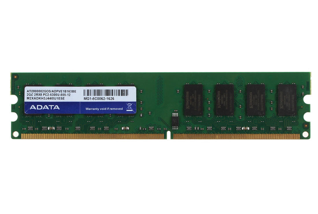 2GB ADATA 2GB 2Rx8 PC2-5300 DDR2 667Mhz 240Pin CL5 DIMM Desktop Memory RAM #CL2