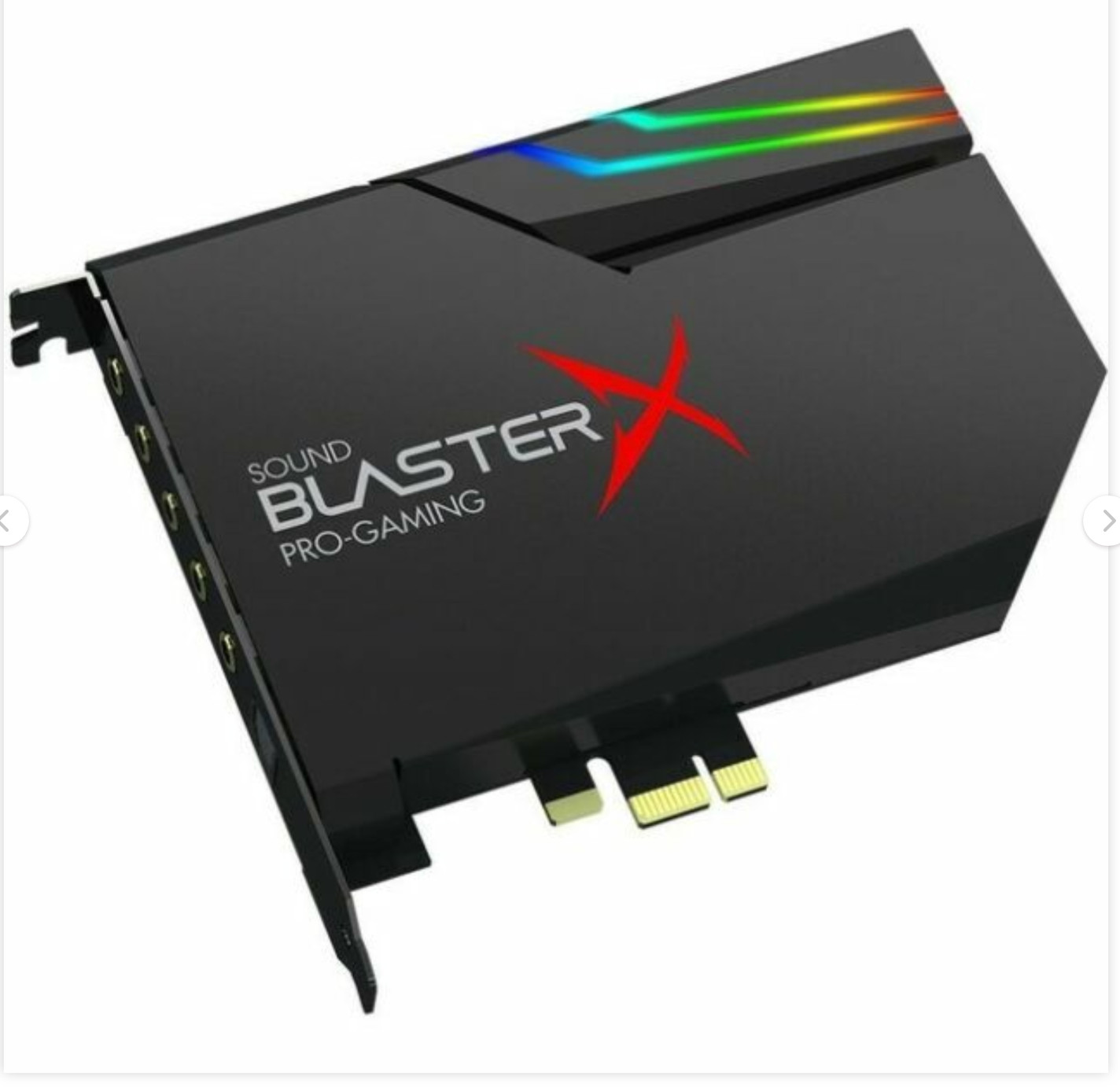 Creative Sound BlasterX Pro-Gaming 5.1 Channel Sound Card - Black