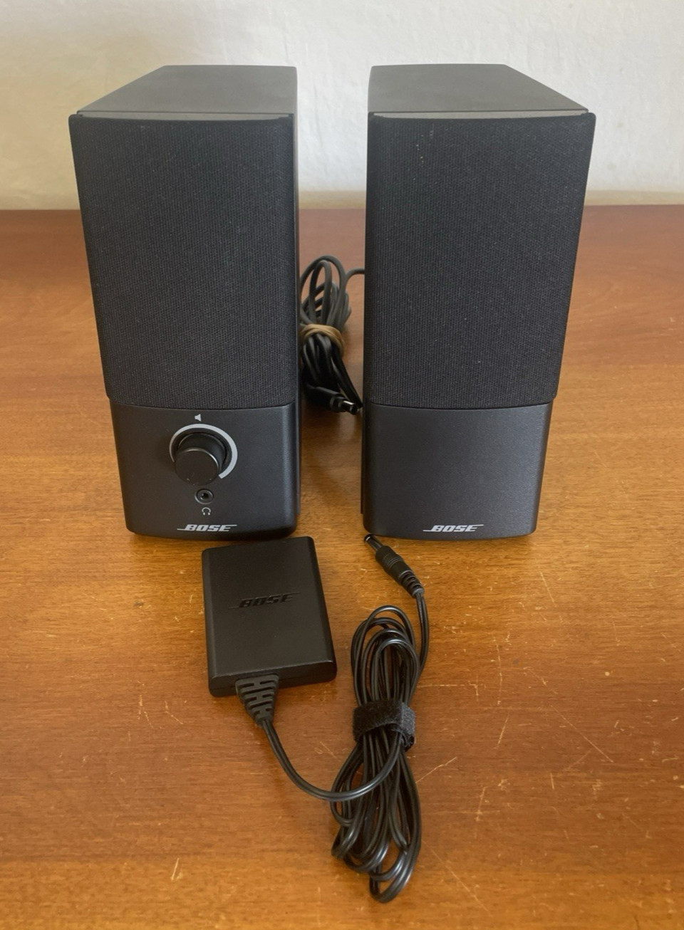 Bose Companion 2 Series III Wired Multi-Media Speakers w/Bose Power Adapter Work