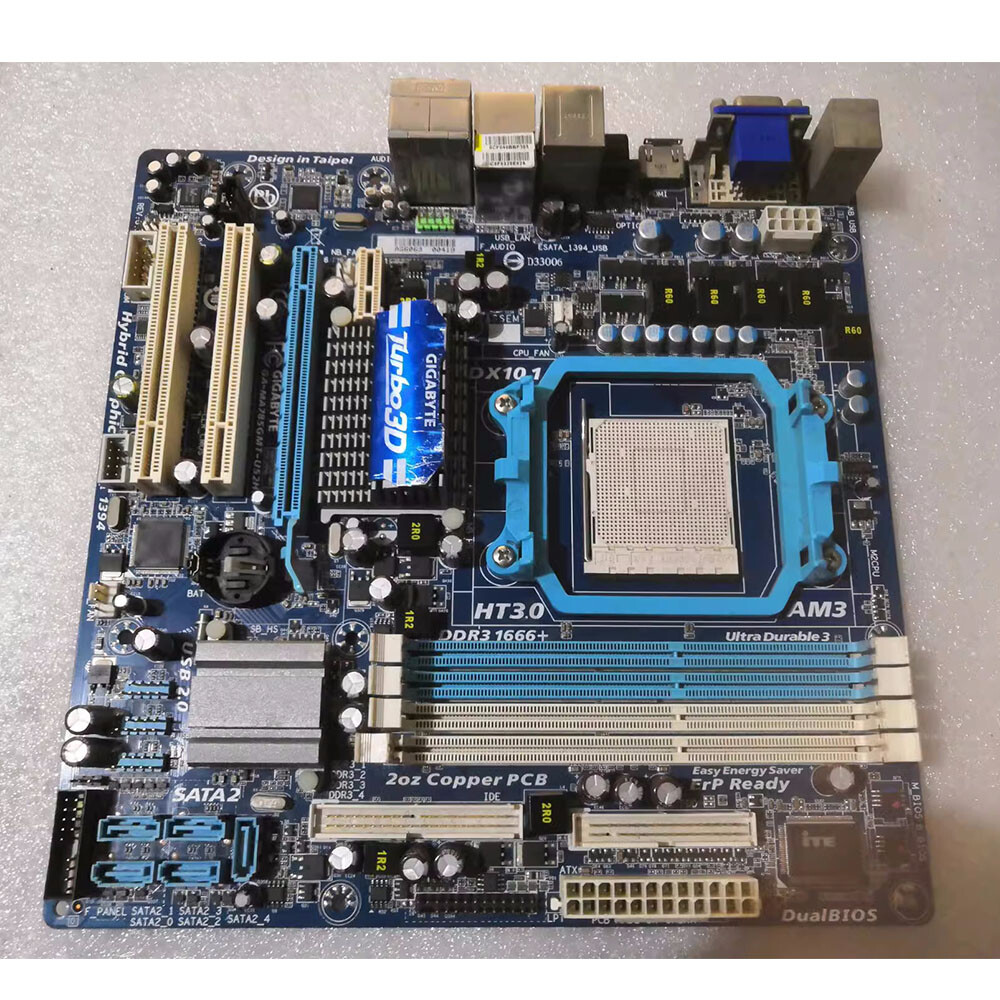 Gigabyte GA-MA785GMT-US2H V1.1 motherboard Socket AM3 DDR3 AMD 785G