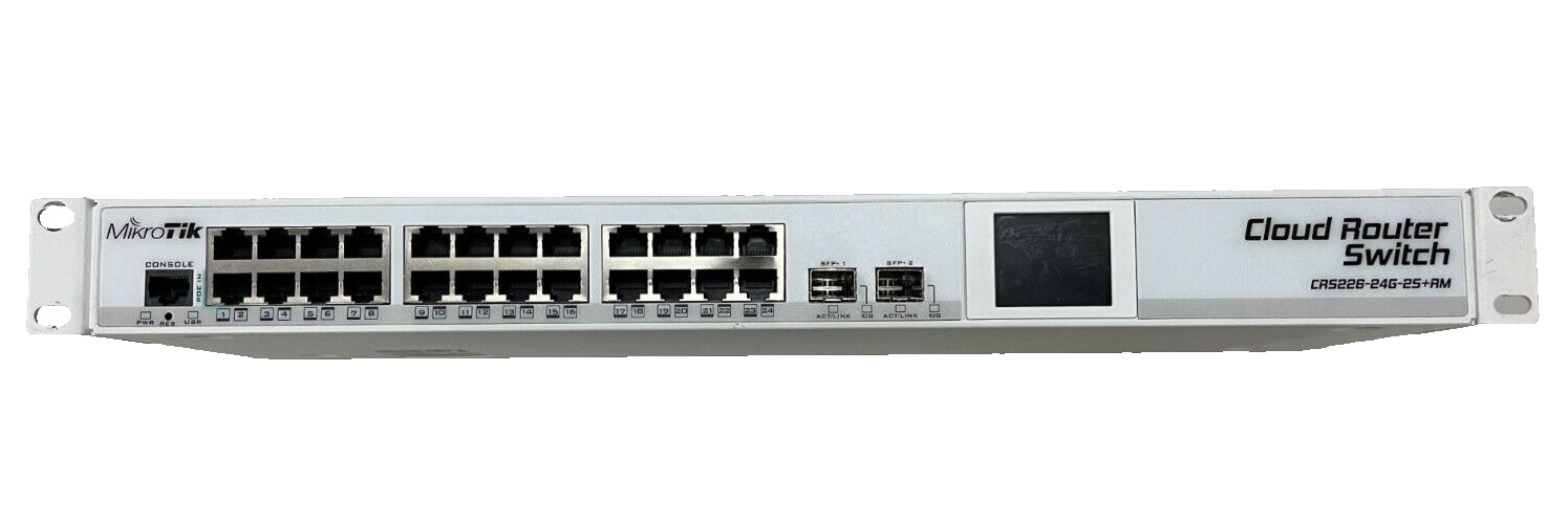 MikroTik Cloud Router Switch CRS226-24G-2S+RM
