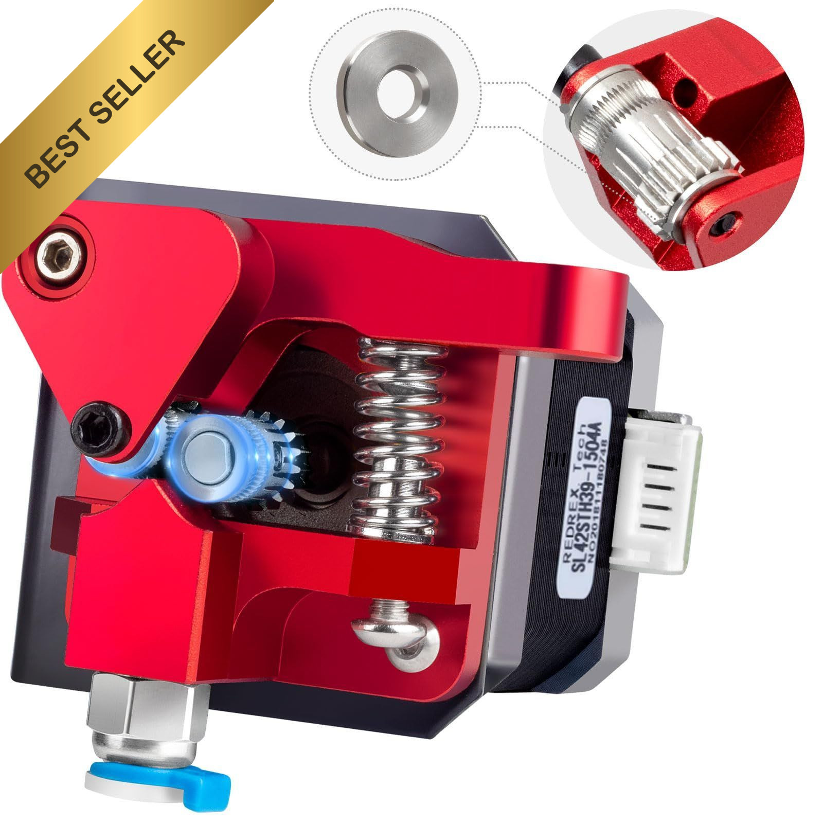 Redrex Dual Gear Extruder Nema 17 Stepper Motor for Creality Ender 3 V2 Pro CR10
