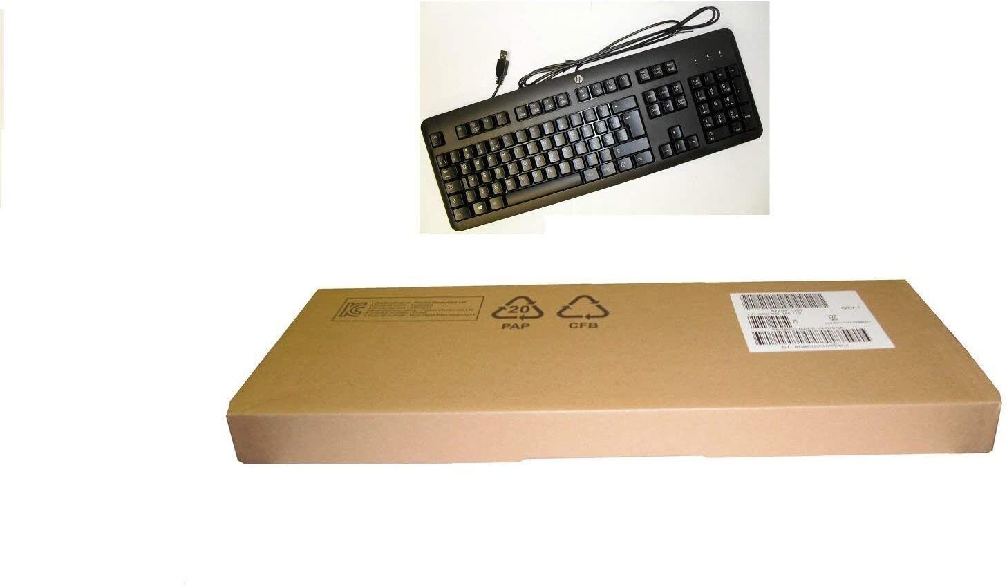 672647-003 HP 672647-003 KU-1156 USB Wired Keyboard - Black