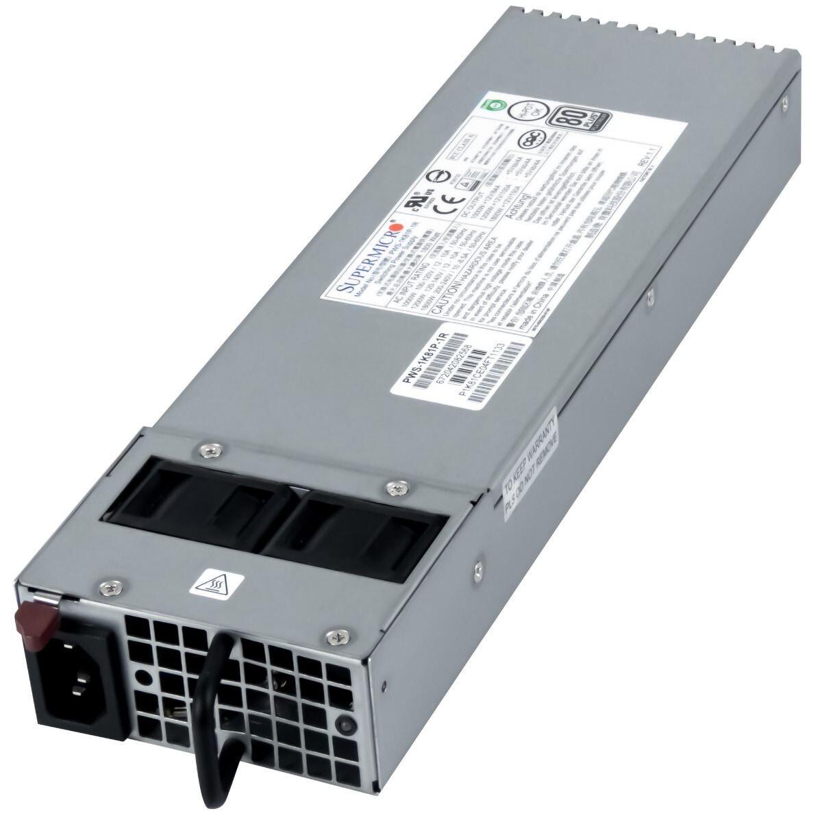 POWER SUPPLIES SUPERMICRO PWS-1K81P-1R 1800WATT HOT SWAP 80 PLUS PLATINUM 2xFans