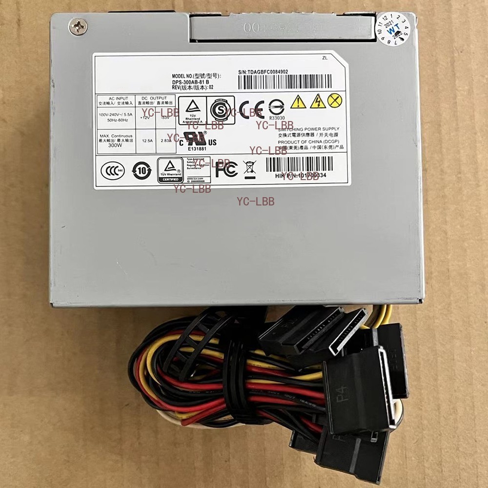 Power Supply 300W 1PC Delta DPS-300AB-81B For Haikang POE Hard Disk Recorder