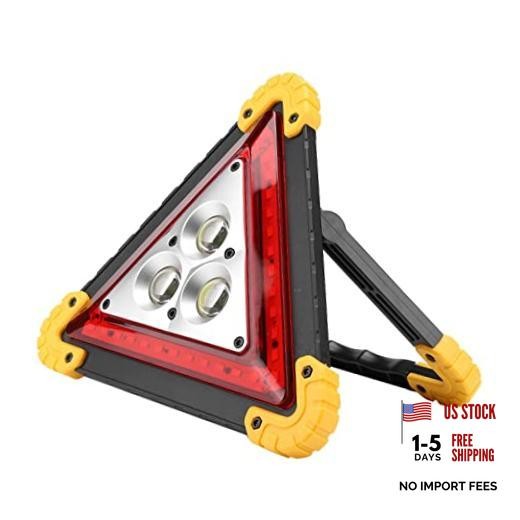Waterproof Warning Triangle Light - Portable LED Road Flare - Road Flare