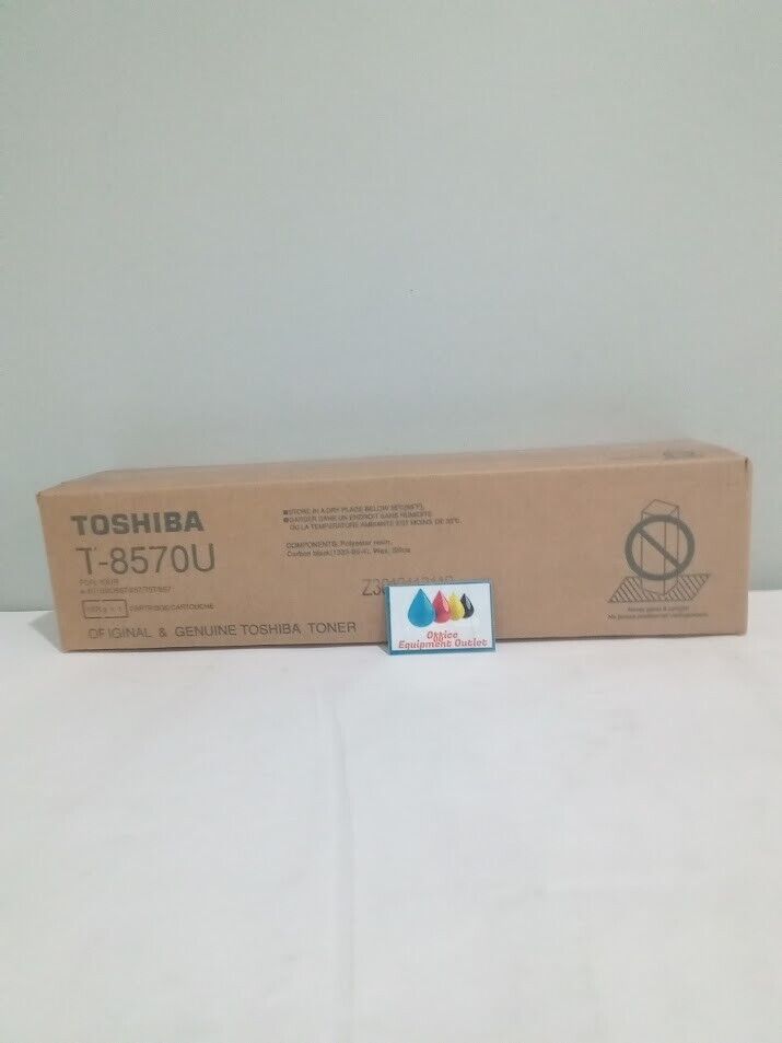 Toshiba T-8570U T8570U Black Toner Cartridge